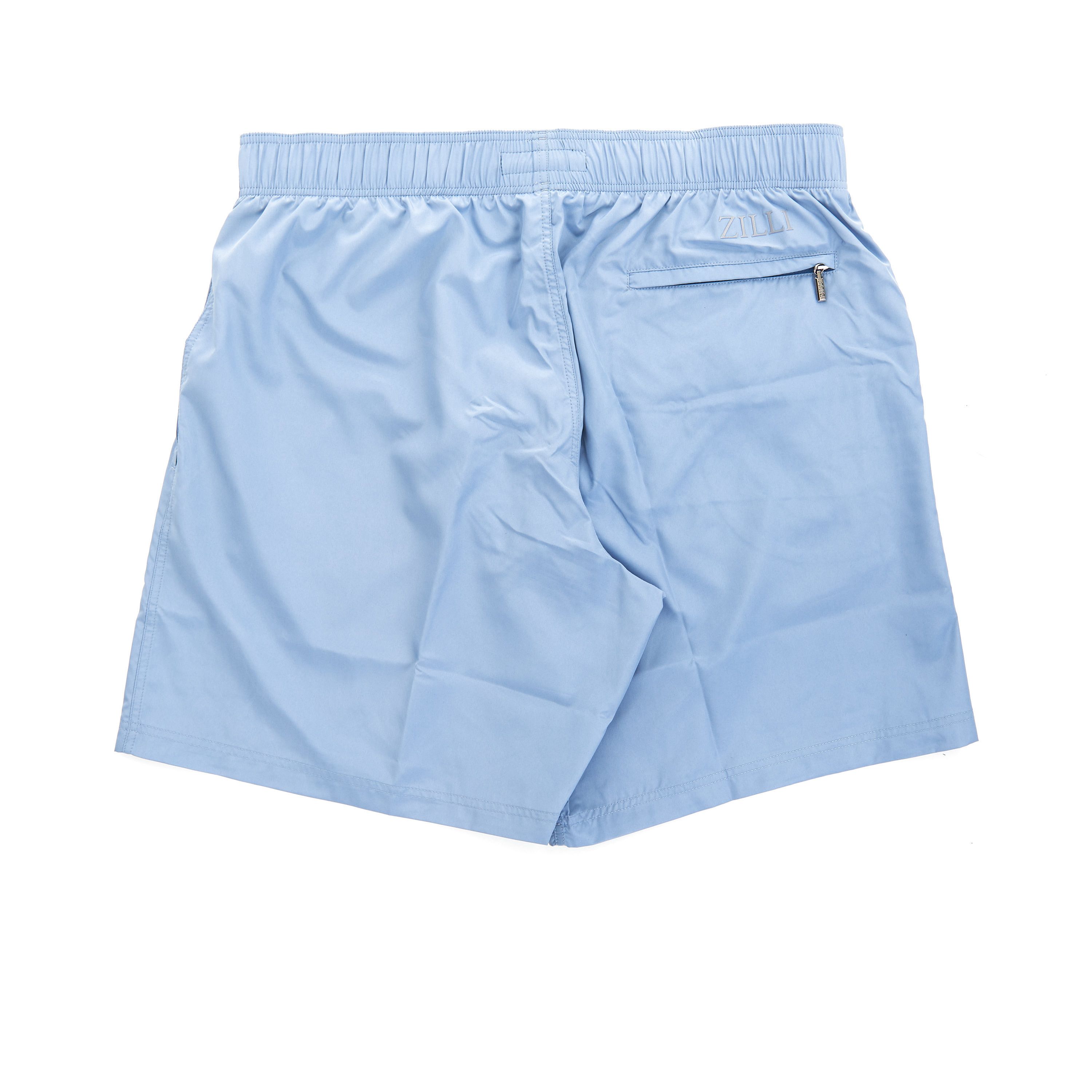 Zilli Light Blue Monochrome Swim Shorts Size US 32 / EU 48 - 2 Thumbnail