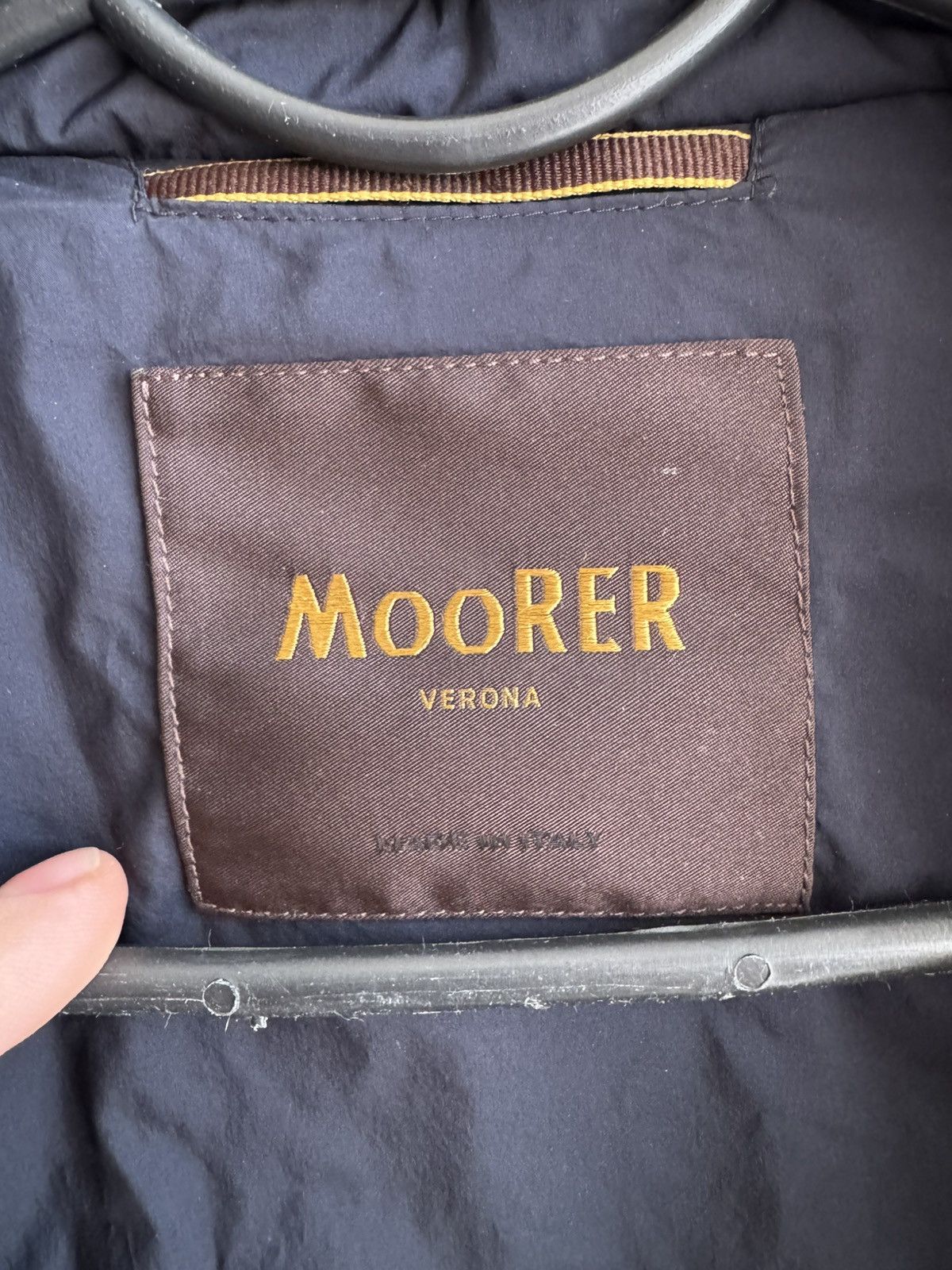 MooRER Moorer quilted finish buttoned up Coat jacket Size US L / EU 52-54 / 3 - 6 Thumbnail