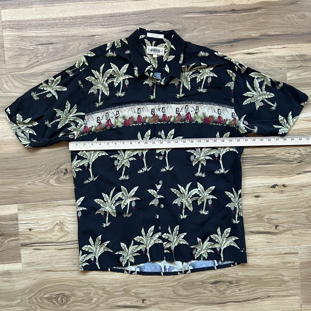 Other Vintage Hawaiian Shirt Mens Large Black Hula Girl Luau Size US L / EU 52-54 / 3 - 4 Thumbnail