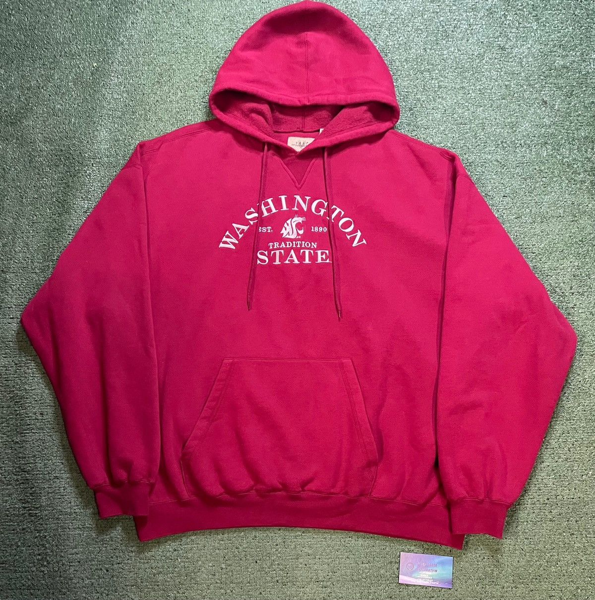 Other Vintage 1990s Washington State University WSU hoodie Size US XXL / EU 58 / 5 - 1 Thumbnail