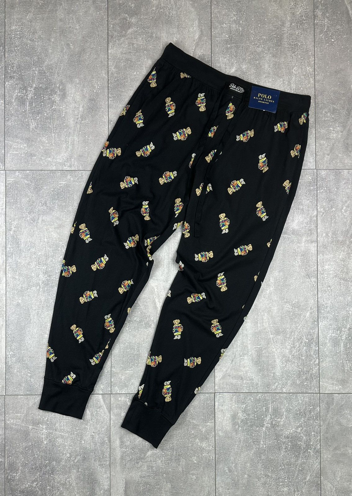 Polo Ralph Lauren New Polo Ralph Lauren Bear Monogram Jogger Pants Size US 34 / EU 50 - 1 Thumbnail