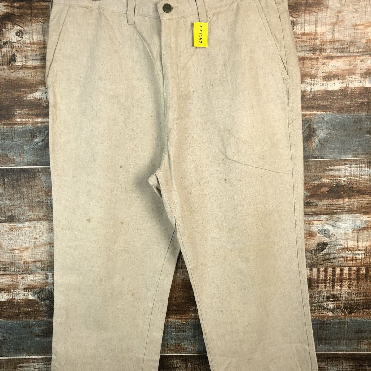 Wrangler DL Wrangler Vintage Beige Casual Pants #C1237 Size US 36 / EU 52 - 5 Thumbnail