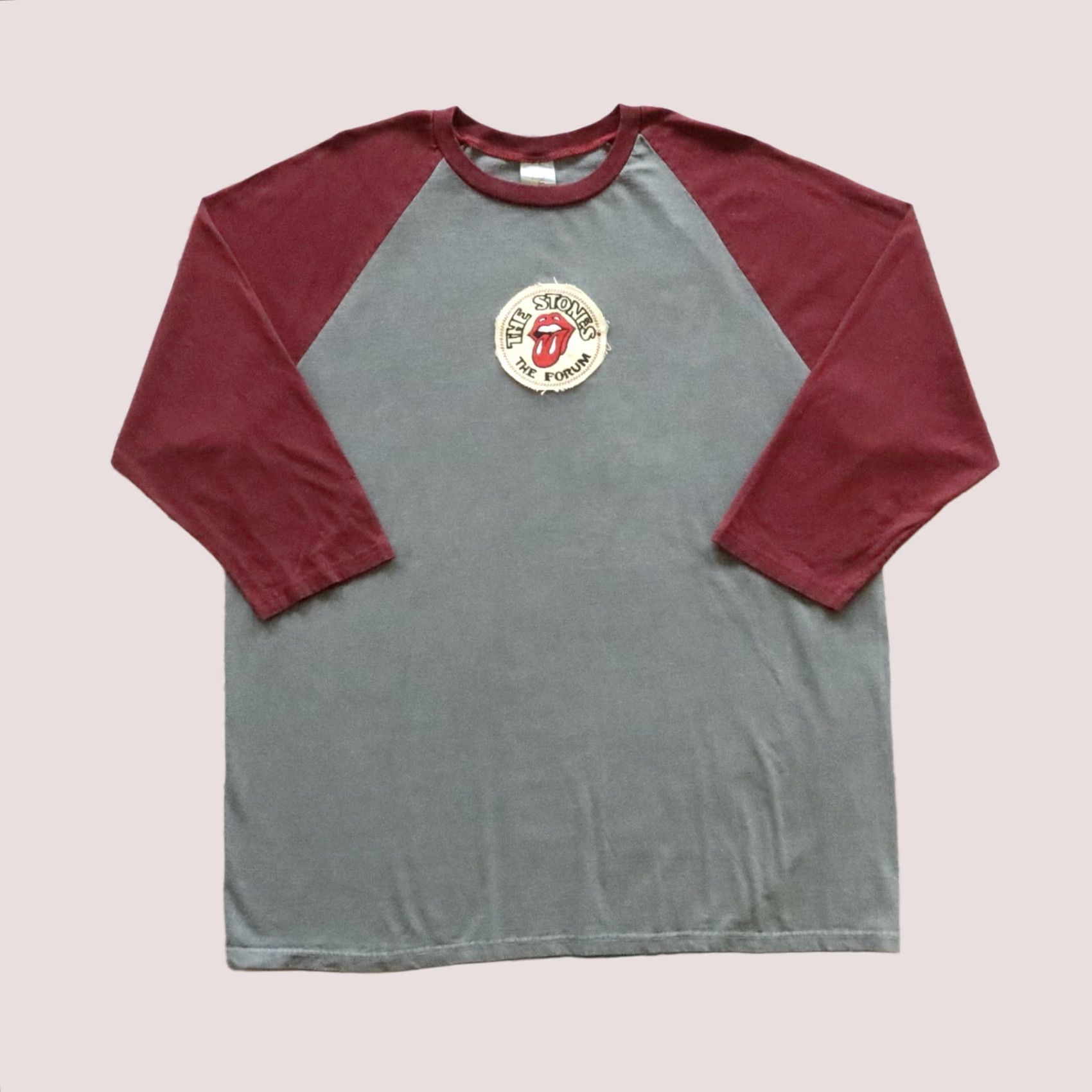 Vintage VINTAGE The Rolling Stones Forum Raglan Tour Tshirt Mens XL Gray Band Shirt Size US XL / EU 56 / 4 - 1 Thumbnail