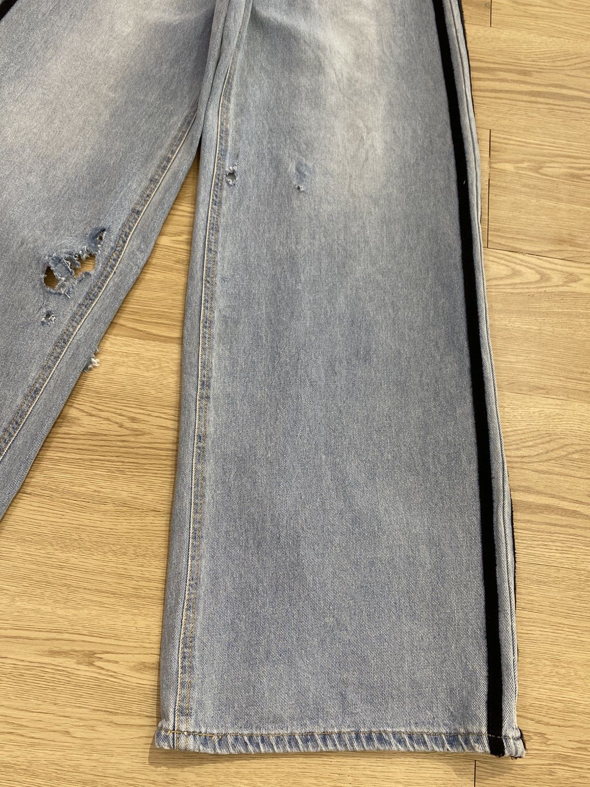 Japanese Brand Vintage Japanese Brand Blue Wash Style Side Line Jeans Size 26" / US 2 / IT 38 - 8 Thumbnail