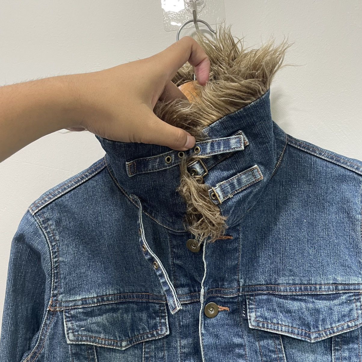 In The Attic Vintage Luiez Grunge Punk Fur Collar 90s 🌍 Size US S / EU 44-46 / 1 - 6 Thumbnail