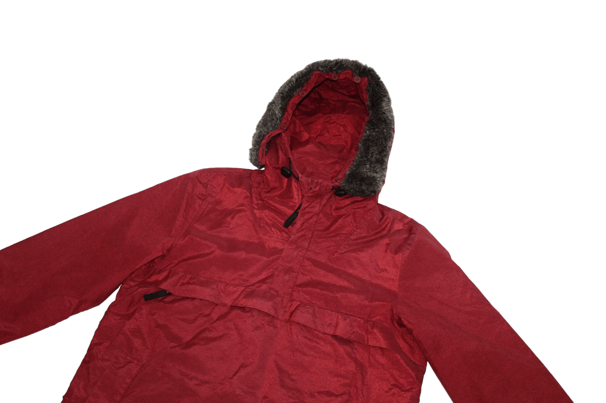 Japanese Brand 💥291295=Homme Insulated Nylon Anorak Pullover Jacket Size US S / EU 44-46 / 1 - 10 Thumbnail