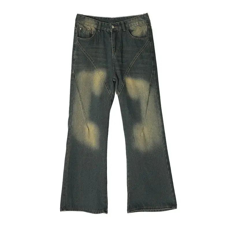 Japanese Brand Retro loose wide leg slightly flared jeans Size US 32 / EU 48 - 4 Thumbnail