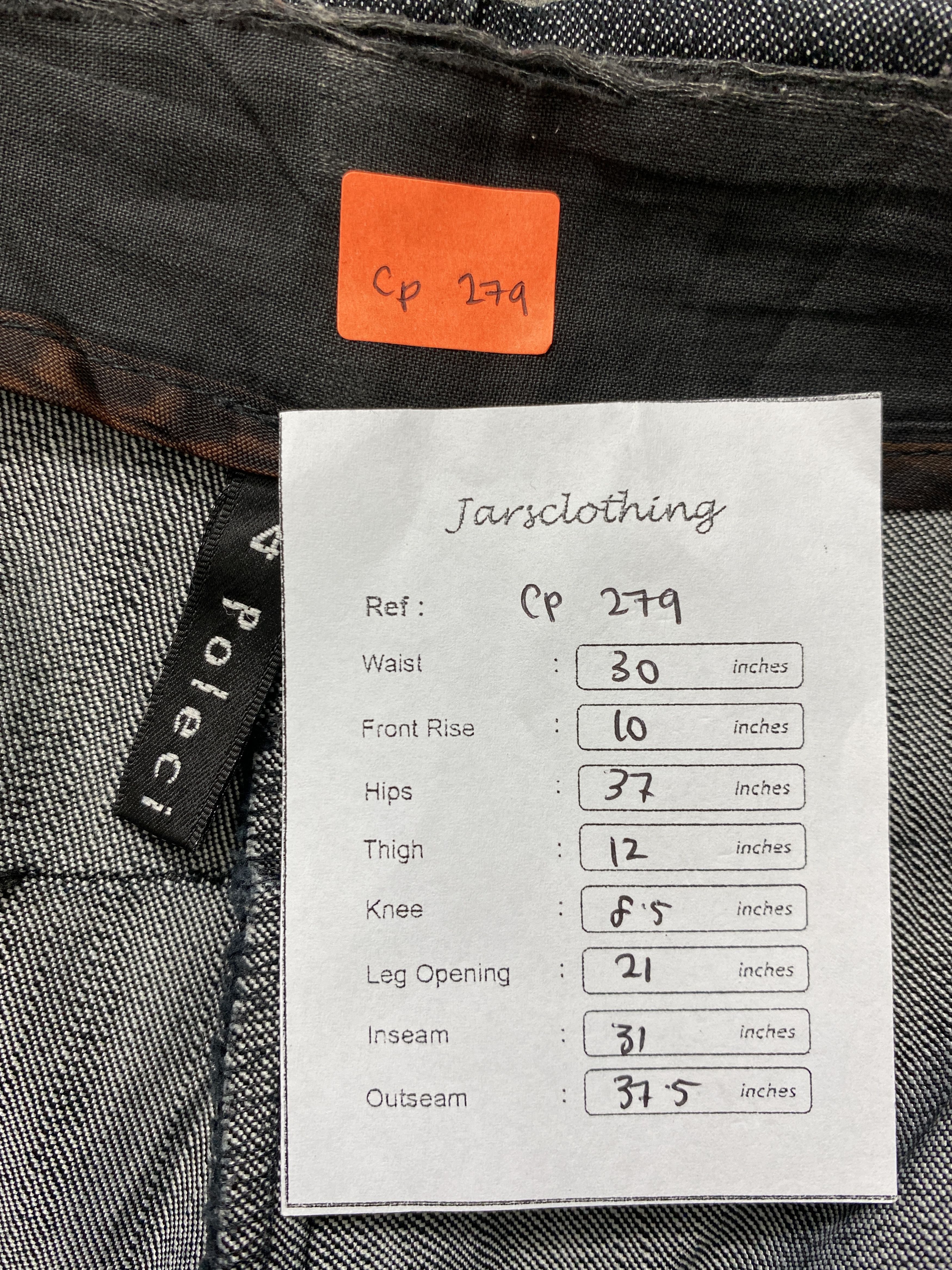 If Six Was Nine Japanesse Flare Low Rise Pants -CP279 Size US 30 / EU 46 - 4 Thumbnail
