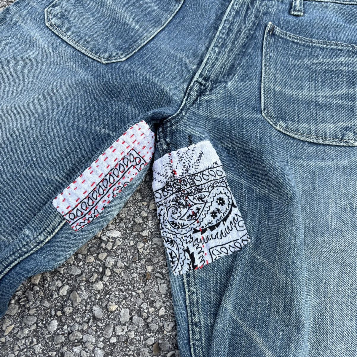 Kapital 90s Kapital Patchwork Jeans Size US 29 - 4 Thumbnail