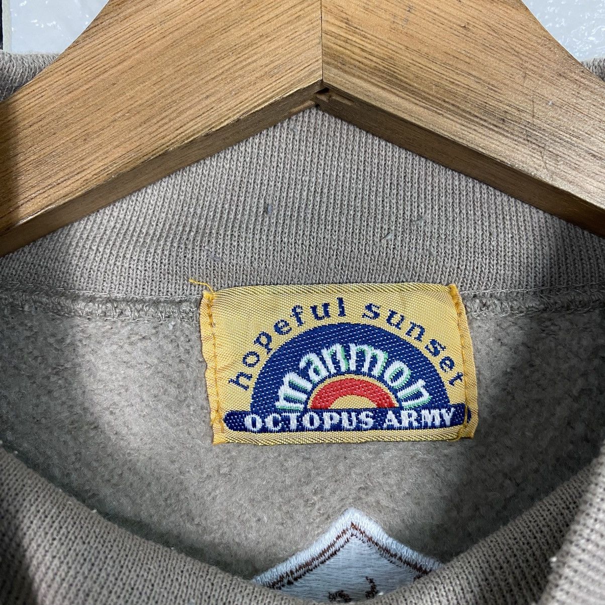 Japanese Brand 📌Vintage Turtle Neck Sweatshirt Octopus Army Military Style Size US M / EU 48-50 / 2 - 14 Thumbnail