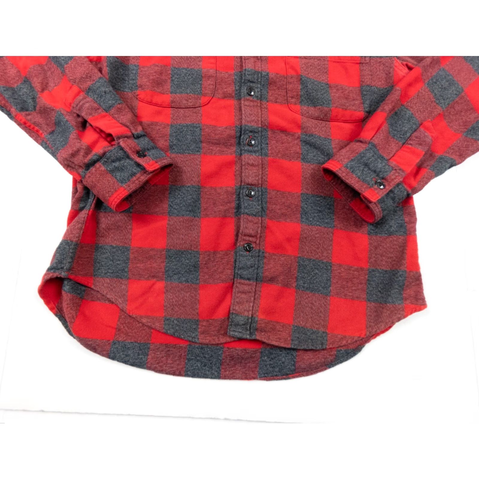 Bonobos Bonobos Men's Long Sleeve Flannel Shirt Medium Red Plaid Slim Fit Button-Up Size US M / EU 48-50 / 2 - 3 Thumbnail