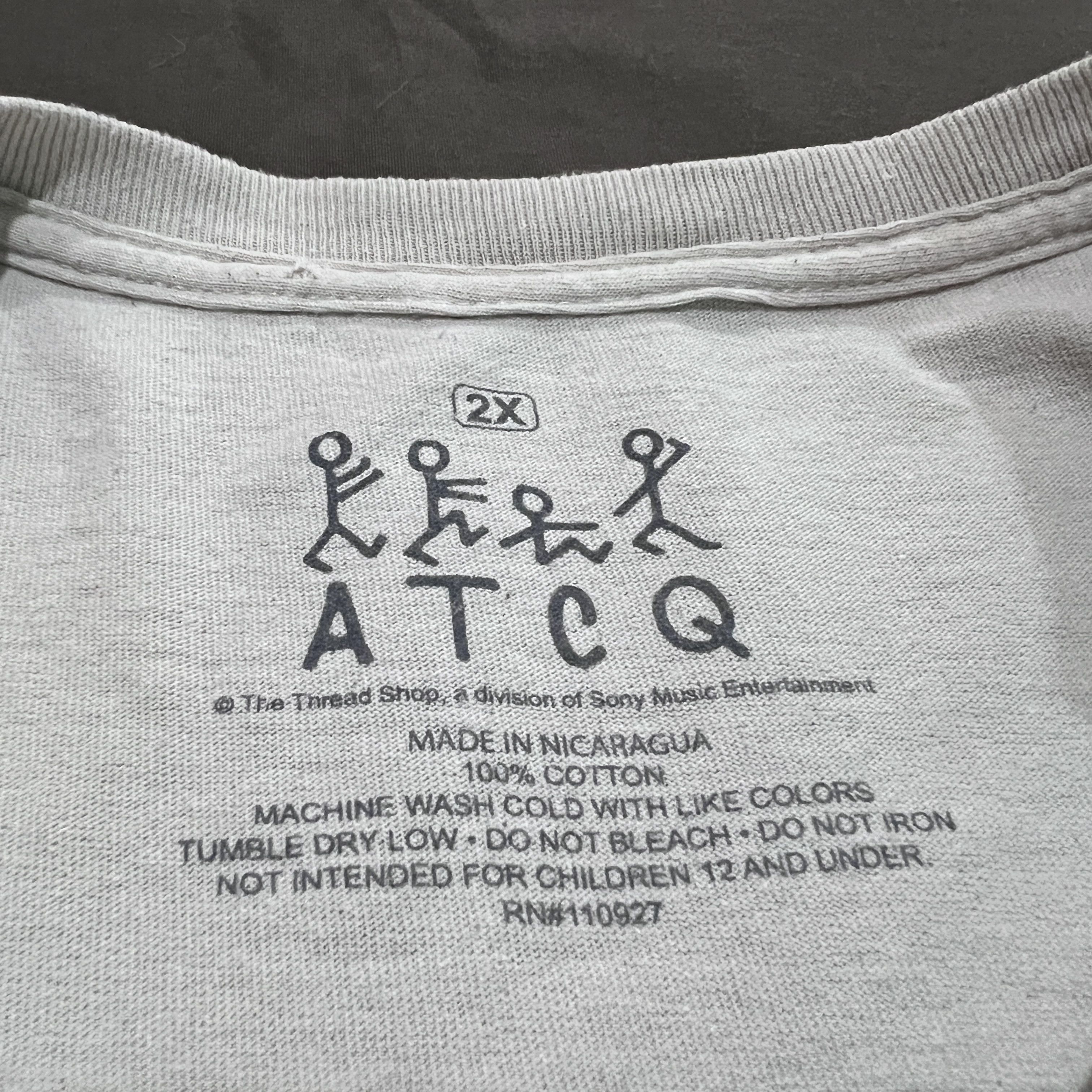 A Tribe Called Quest ATCQ Hiphop Rap Promo Tee 2XL