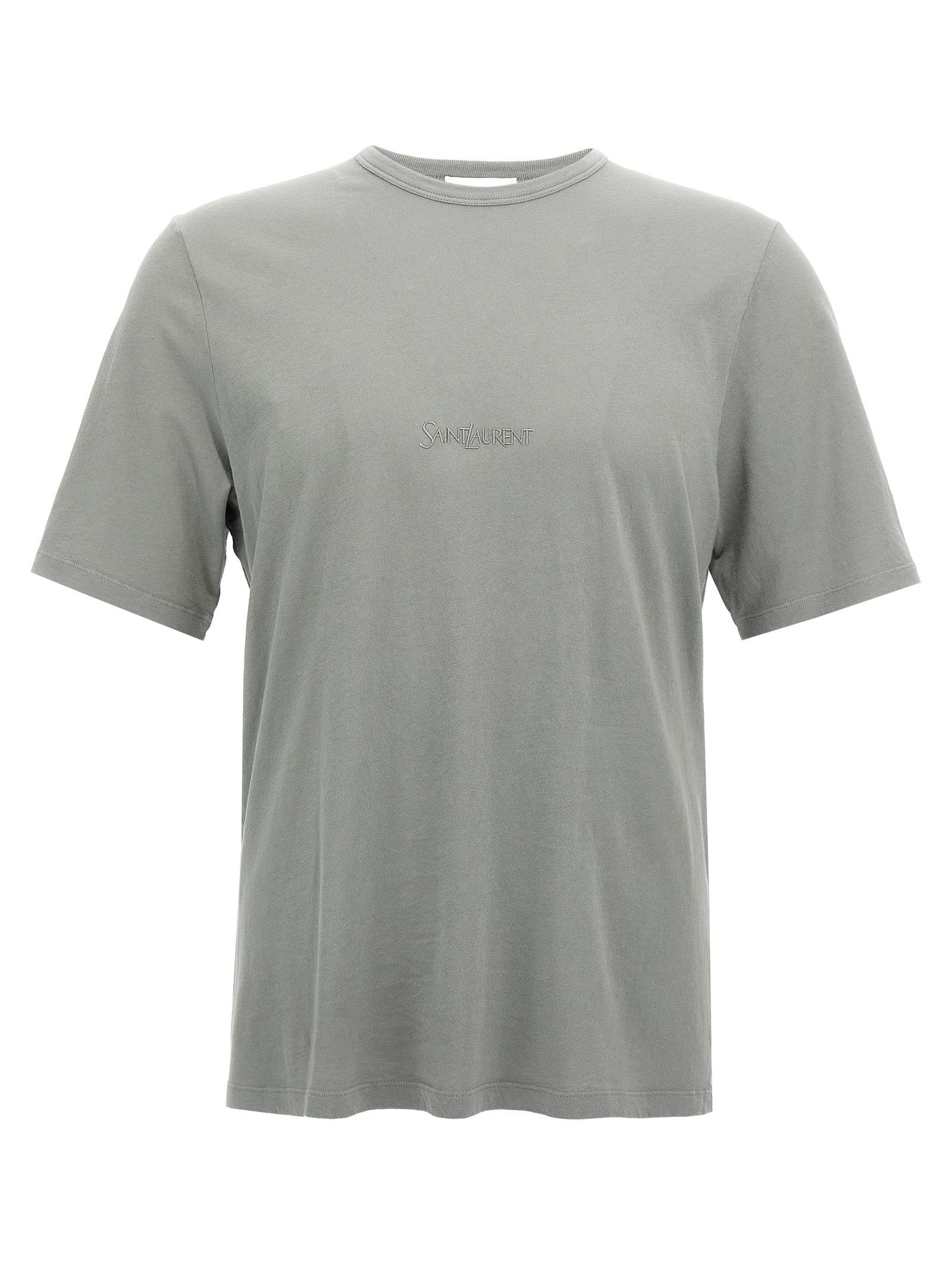 Saint Laurent Paris Logo Embroidery T-Shirt Size US S / EU 44-46 / 1 - 1 Thumbnail