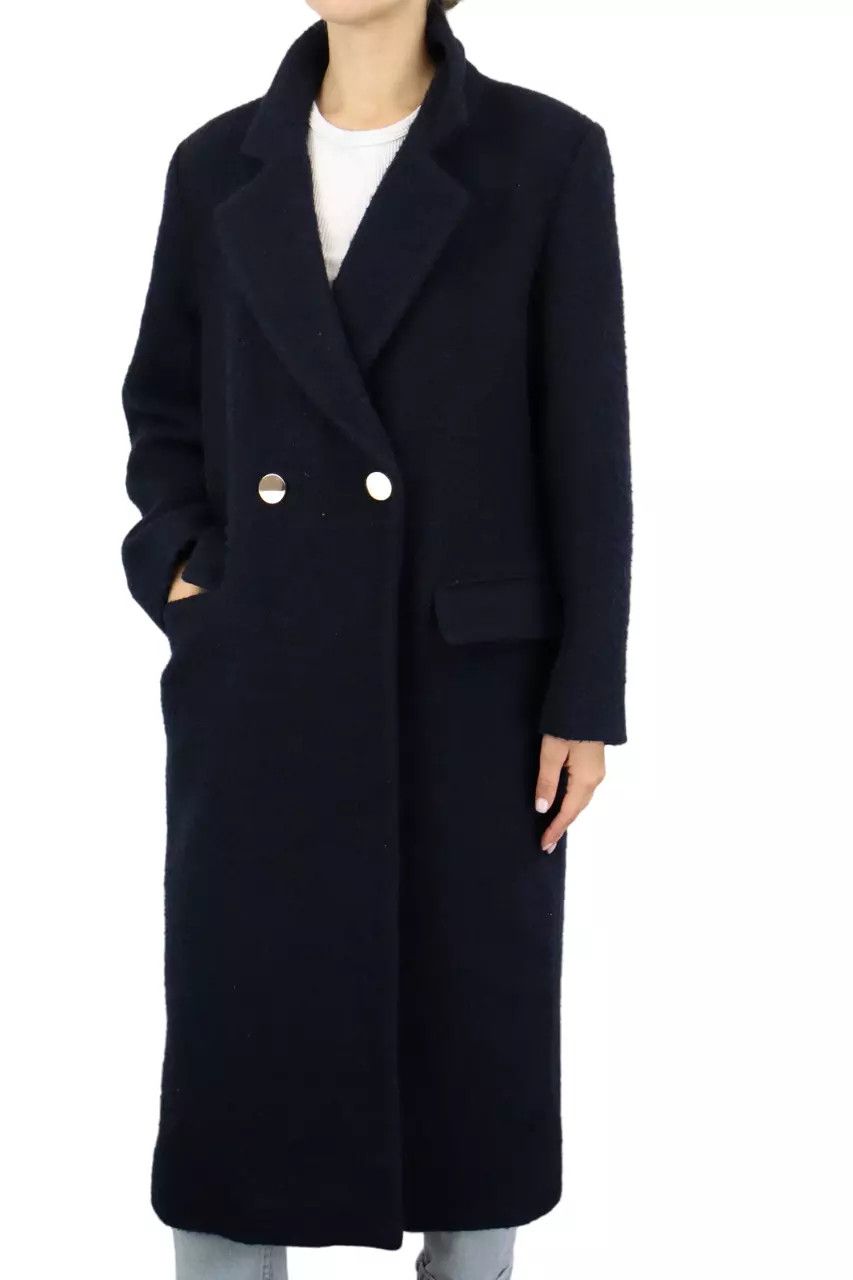 Sandro SANDRO Coat Womens EU 38 Wool Alpaca Blend Long Lined Size M / US 6-8 / IT 42-44 - 1 Thumbnail