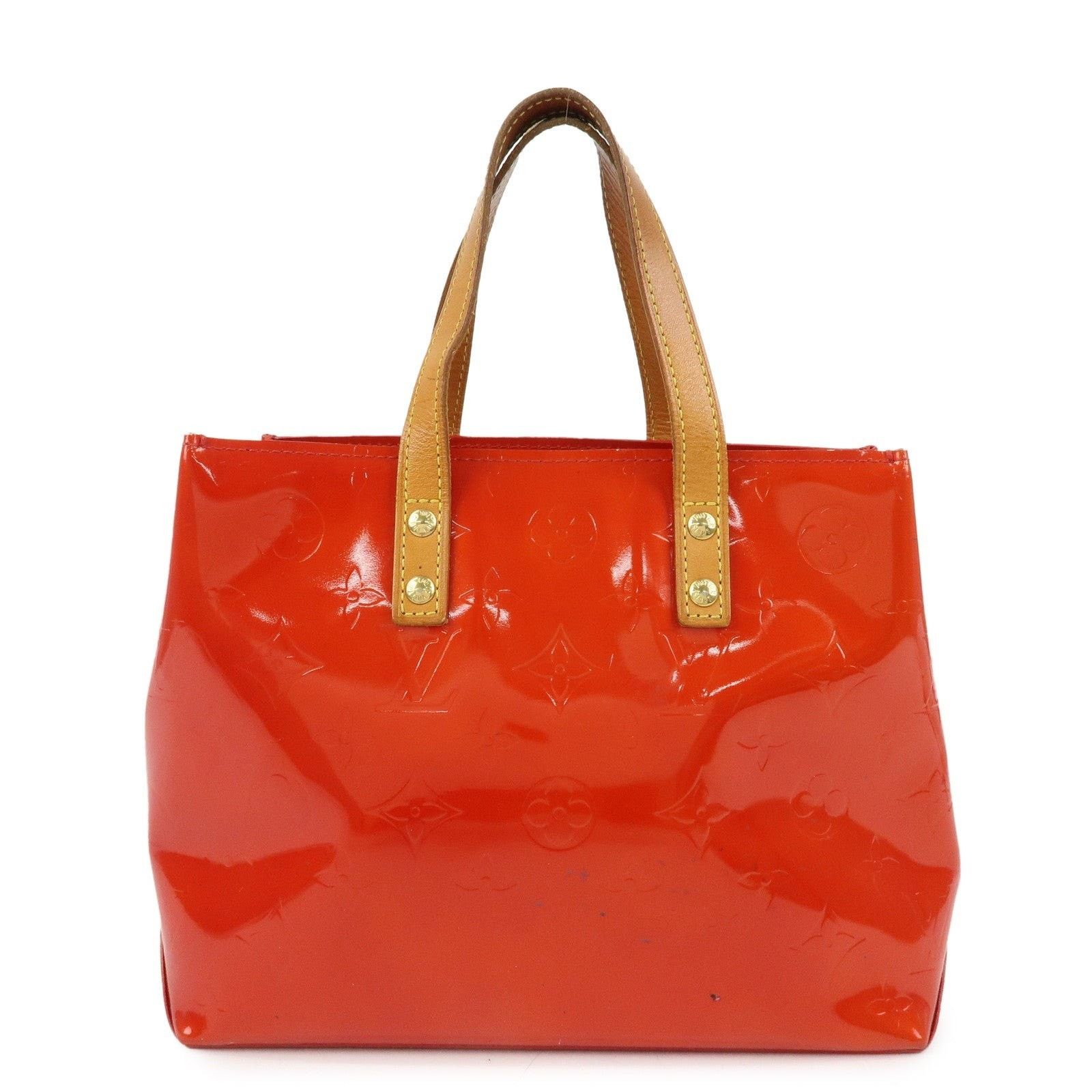 Louis Vuitton Louis Vuitton Monogram Vernis Lead PM Tote Red Size ONE SIZE - 1 Thumbnail