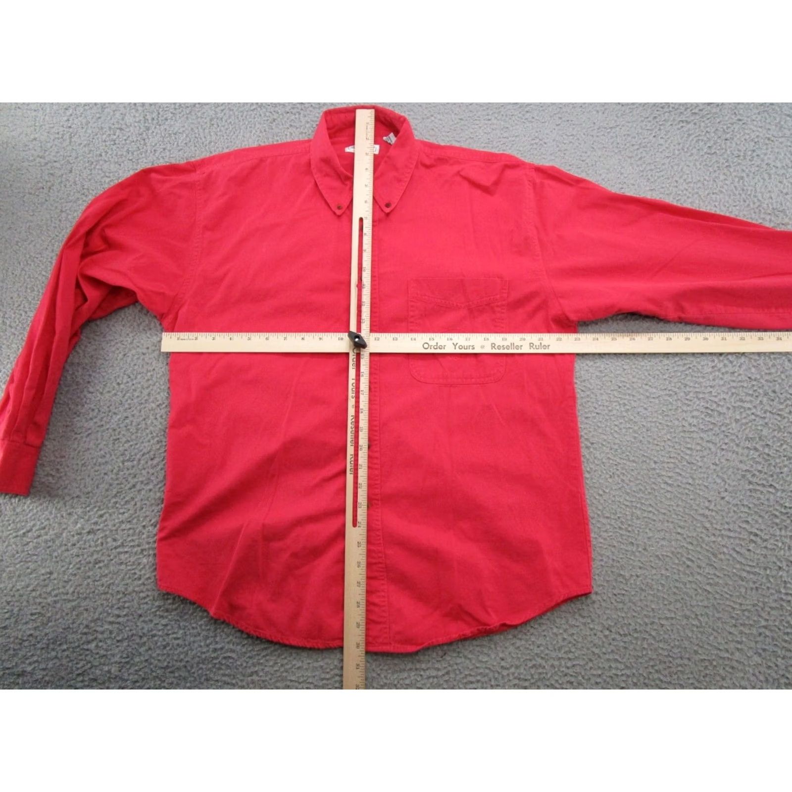 Bugle Boy VTG Bugle Boy Button Up Shirt Mens Size L Red Coral Long Sleeve Casual Shirt Size US L / EU 52-54 / 3 - 4 Thumbnail