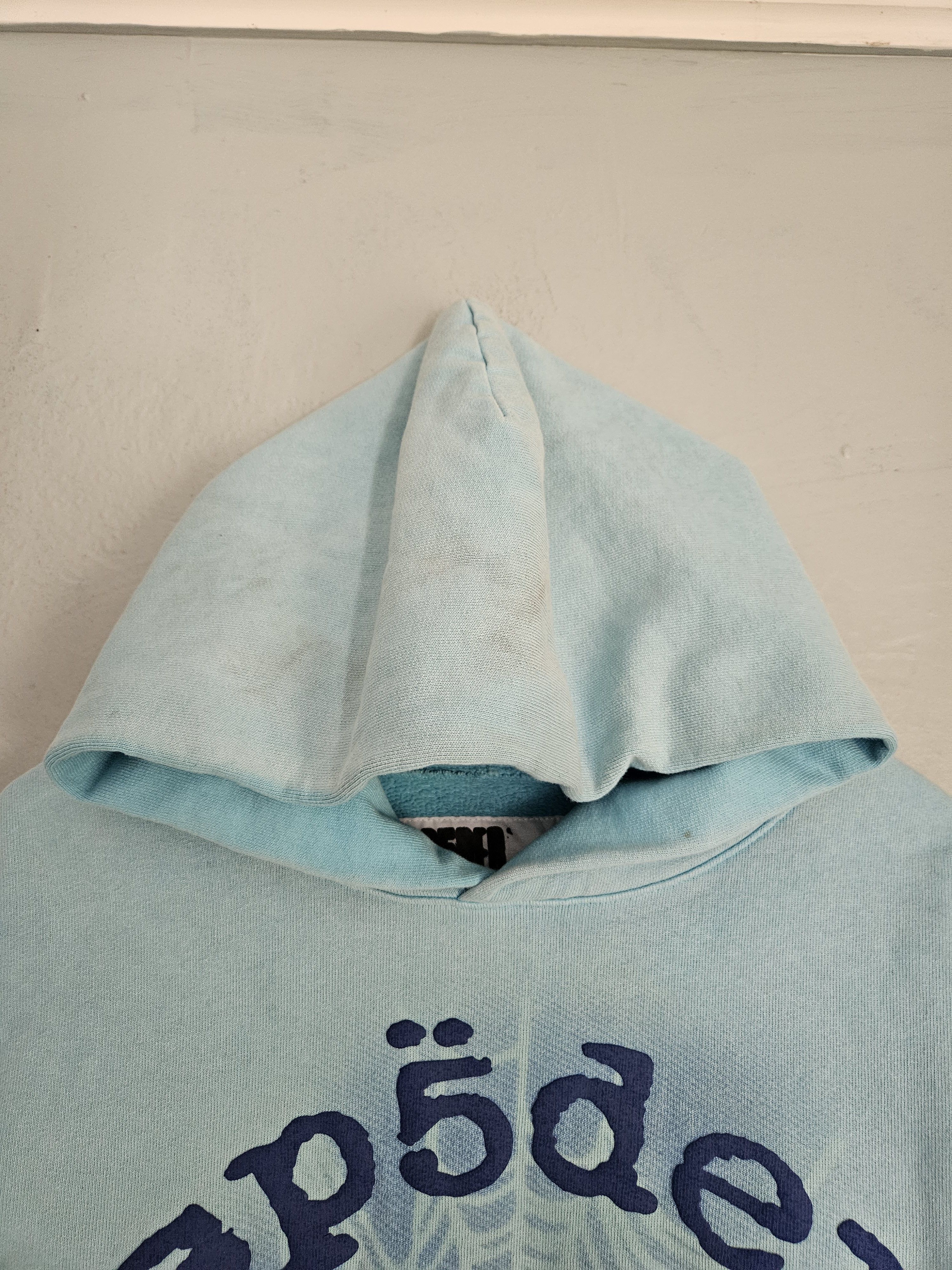 Sp5der OG Web V2 Airbrush Spray Light Blue Hoodie Size US M / EU 48-50 / 2 - 4 Thumbnail