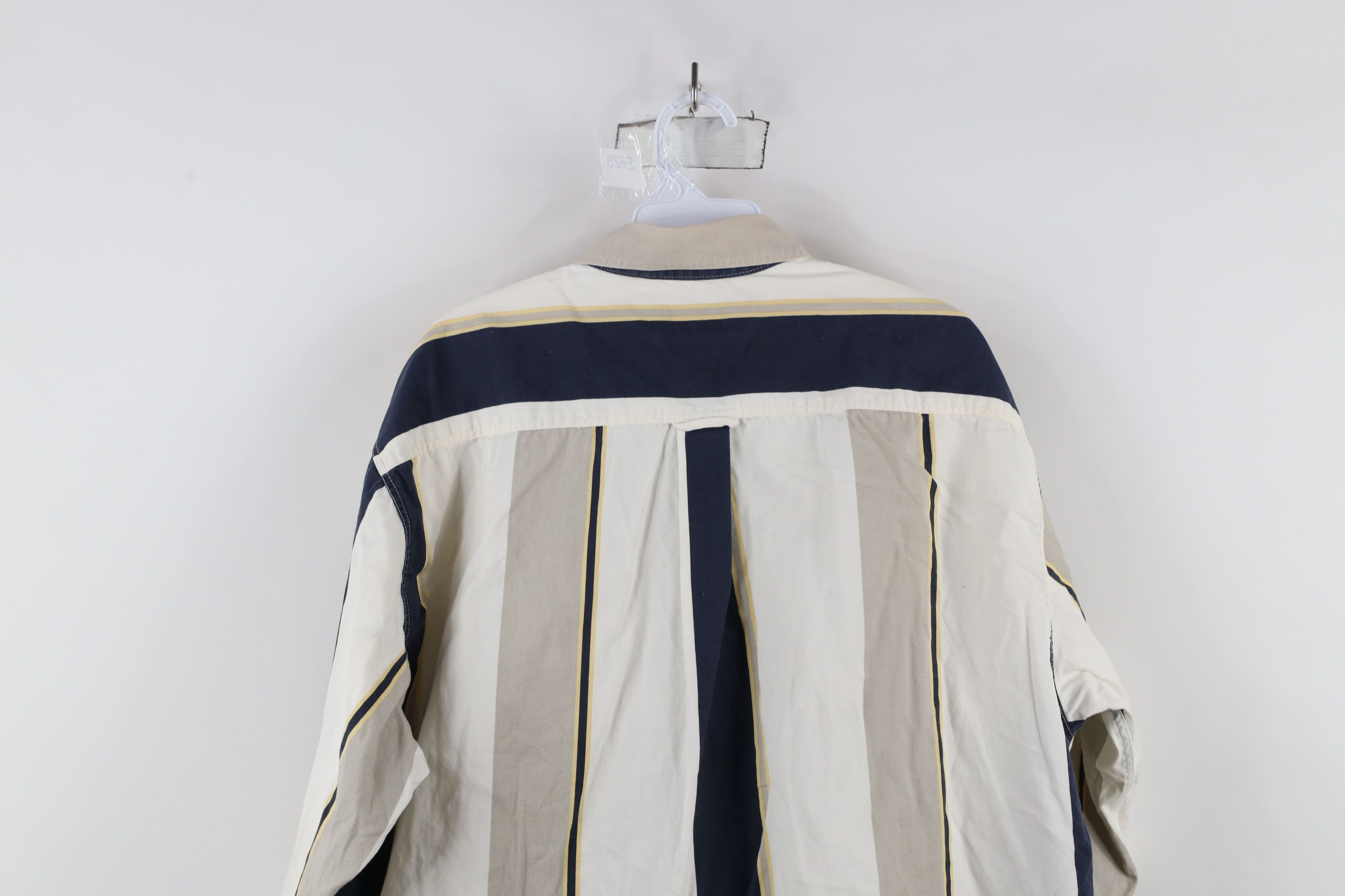 Vintage Vintage 90s Streetwear Block Collared Button Down Shirt Size US XL / EU 56 / 4 - 9 Thumbnail