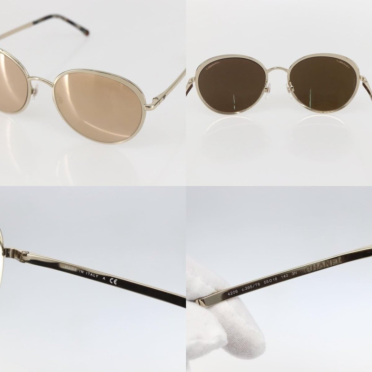 Chanel Chanel CC Metal Sunglasses Size ONE SIZE - 4 Thumbnail