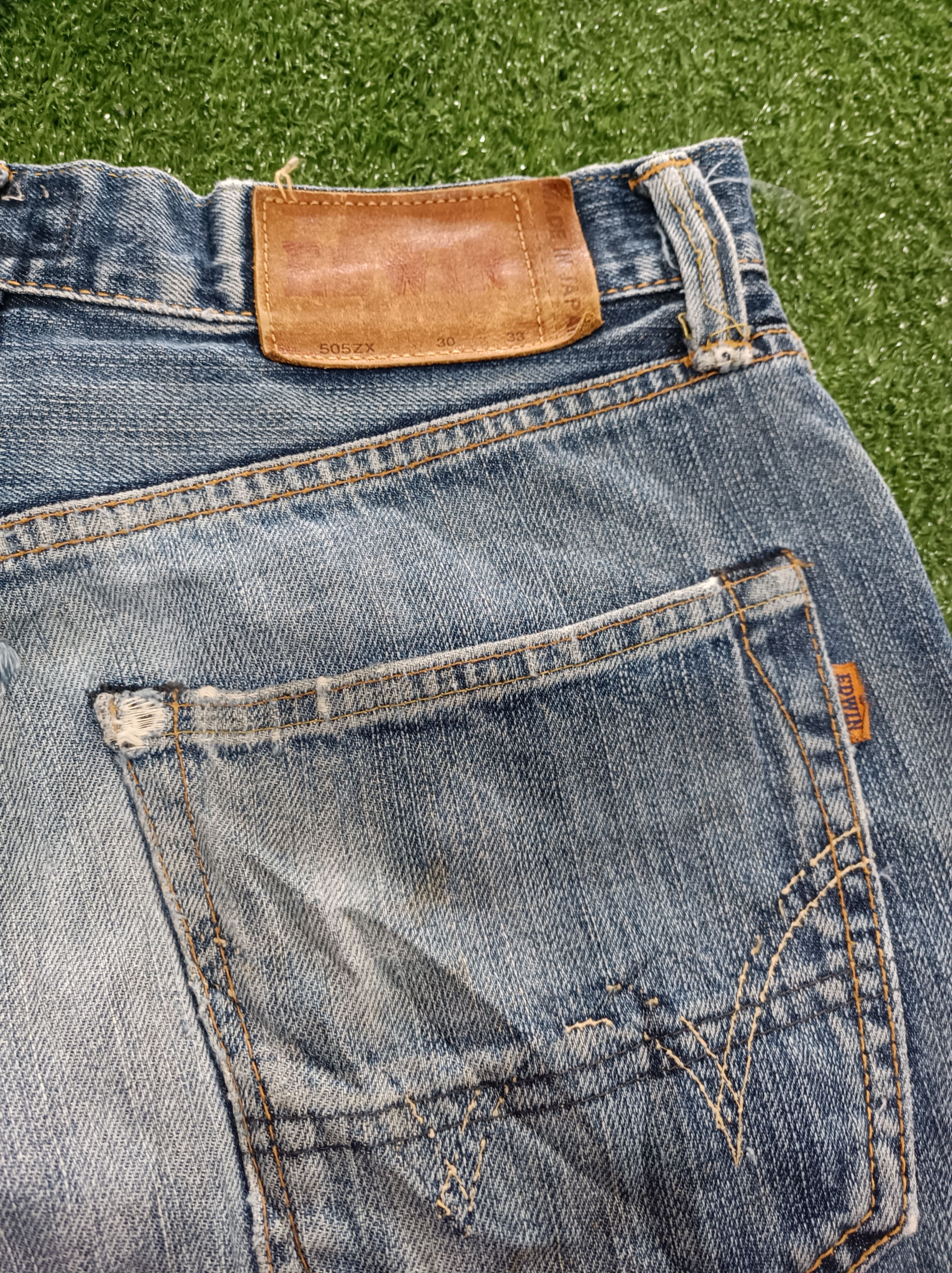 Edwin EDWIN 505zx selvage distressed denim. Size US 31 - 8 Thumbnail
