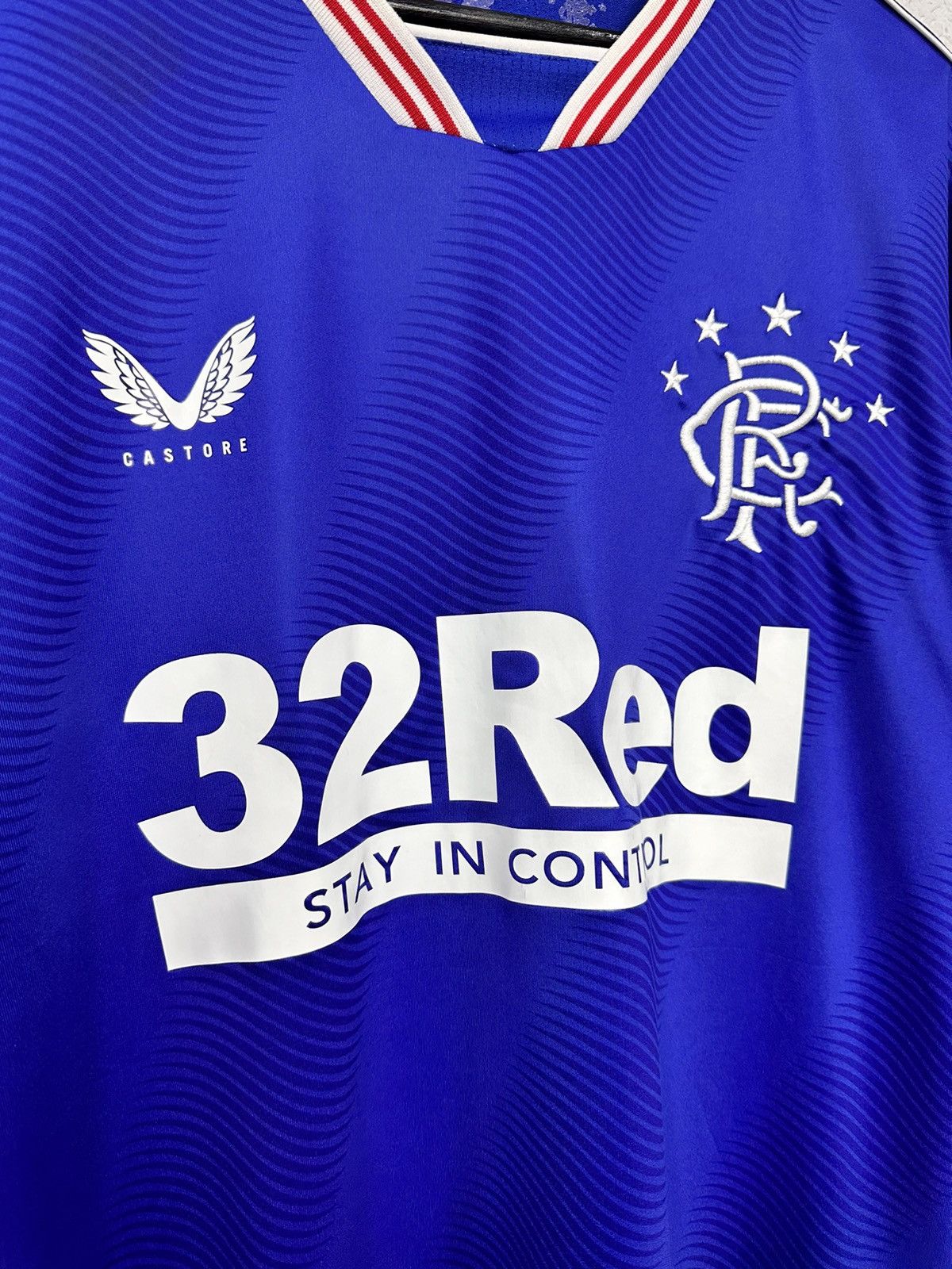Castore RANGERS 2020 2021 HOME SHIRT FOOTBALL SOCCER JERSEY CASTORE Size US XL / EU 56 / 4 - 3 Thumbnail