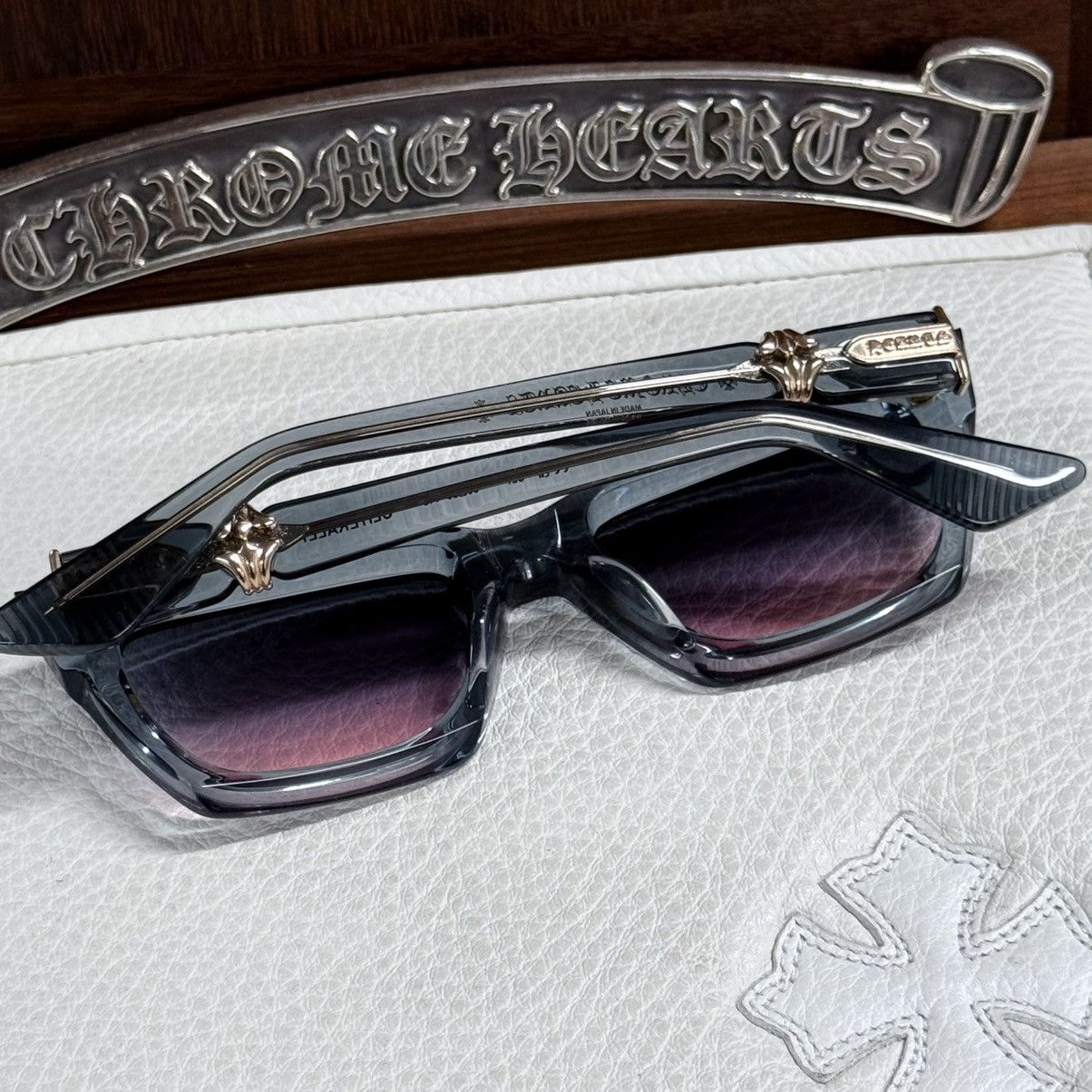 Chrome Hearts Chrome Hearts Cliterally Sunglasses Size ONE SIZE - 2 Thumbnail