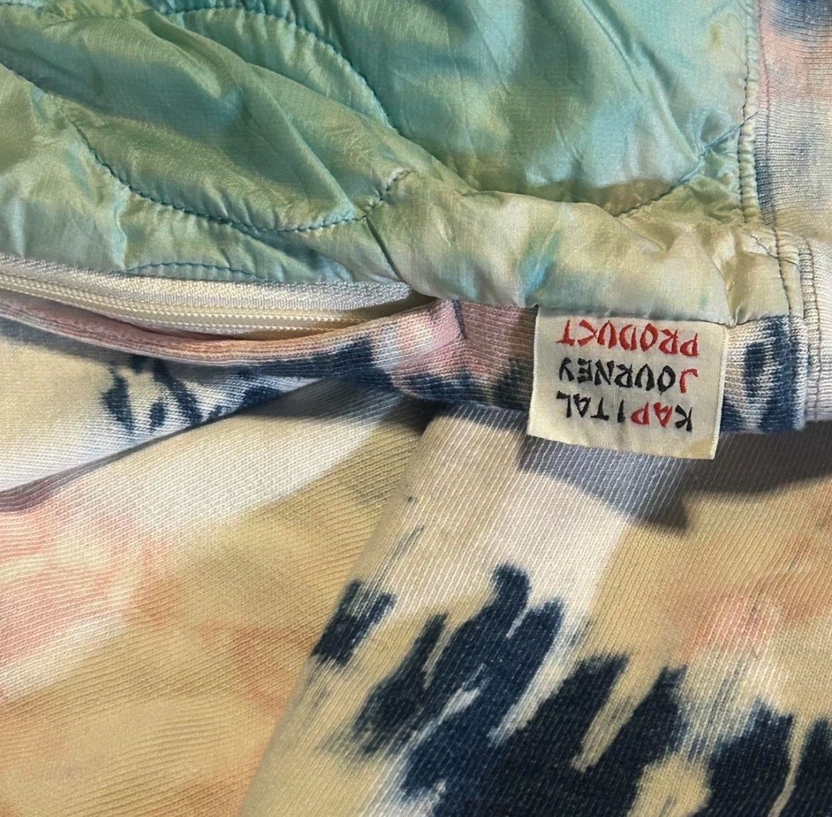 Kapital Kountry KAPITAL Ashbury Shell-Panelled Tie-Dyed Zip-Up Hoodie Size US L / EU 52-54 / 3 - 4 Thumbnail