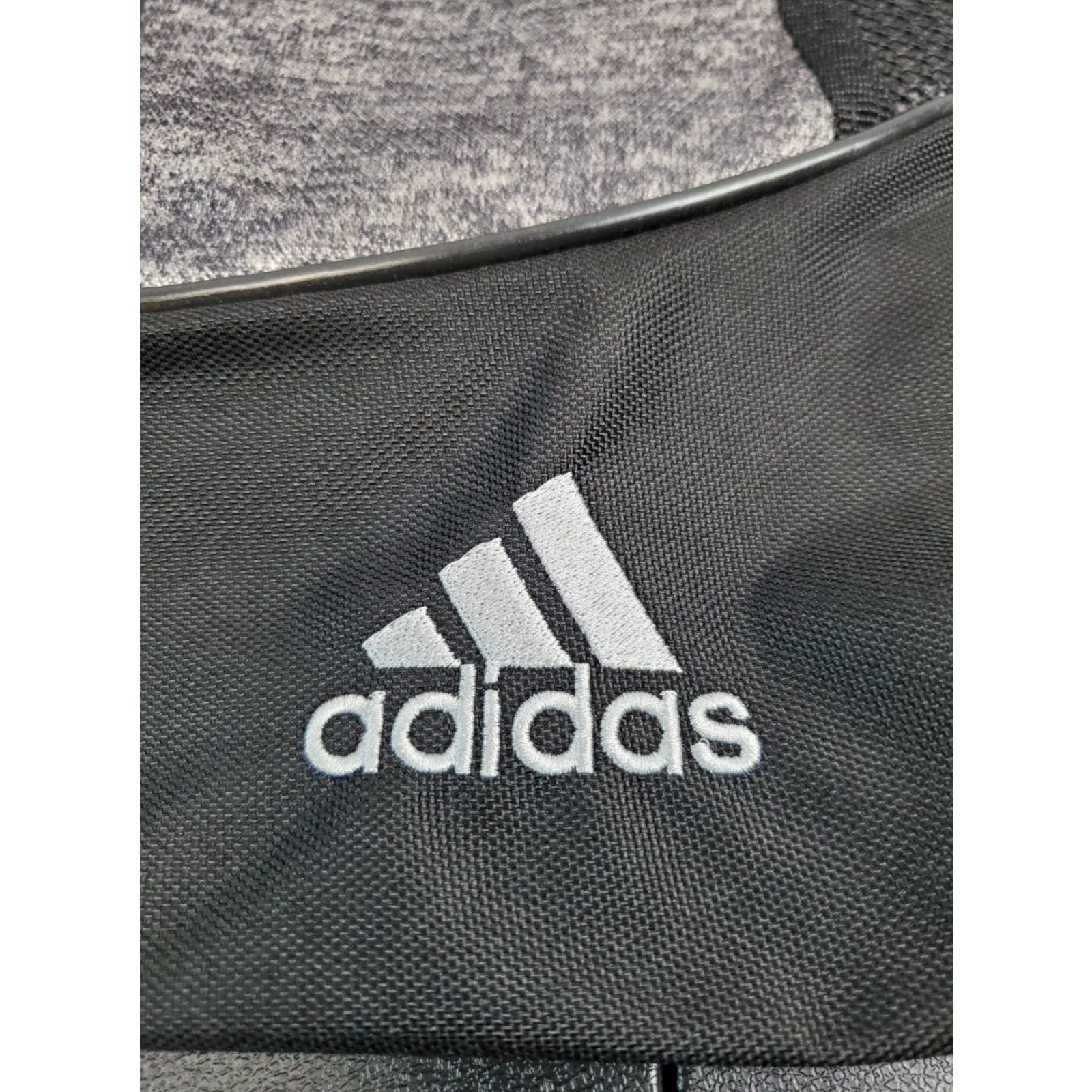 Adidas adidas Sackpack Unisex Gray Drawstring Luggage Bag Backpack Medium Size ONE SIZE - 5 Thumbnail