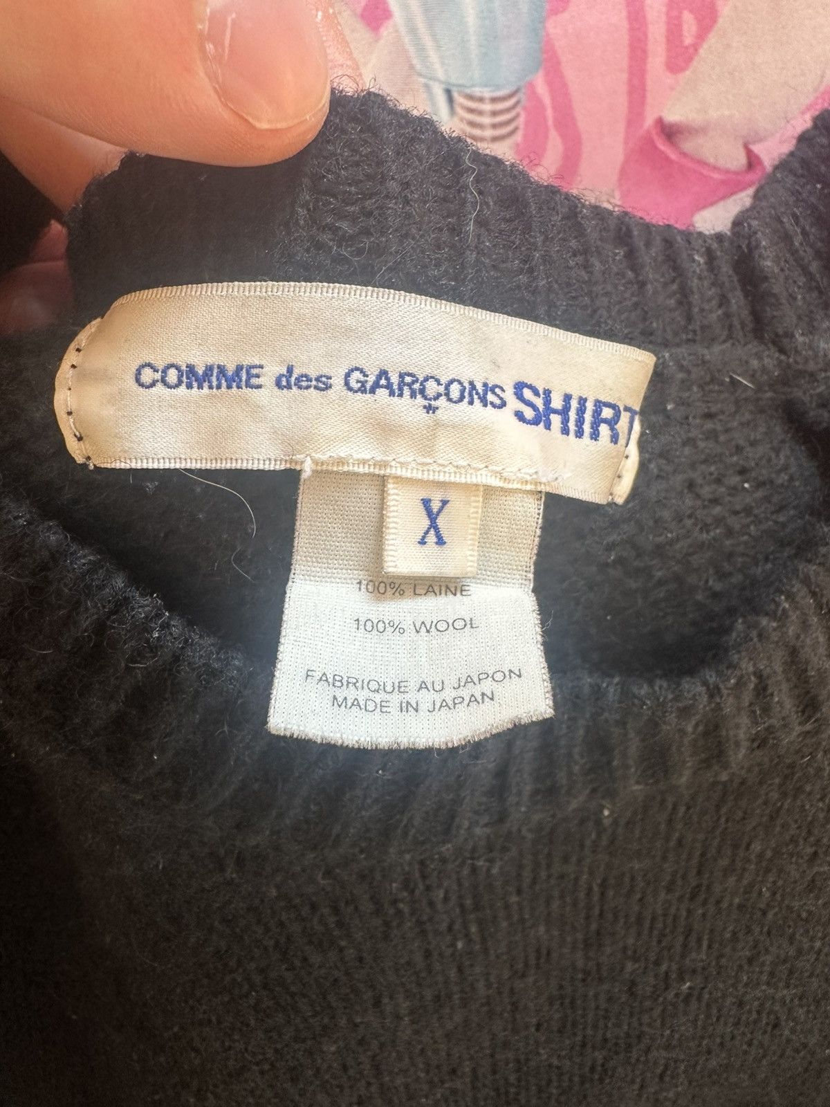 Comme des Garcons SHIRT Comme Des Garcon Shirt Asymmetrical Sweater Size US M / EU 48-50 / 2 - 2 Thumbnail