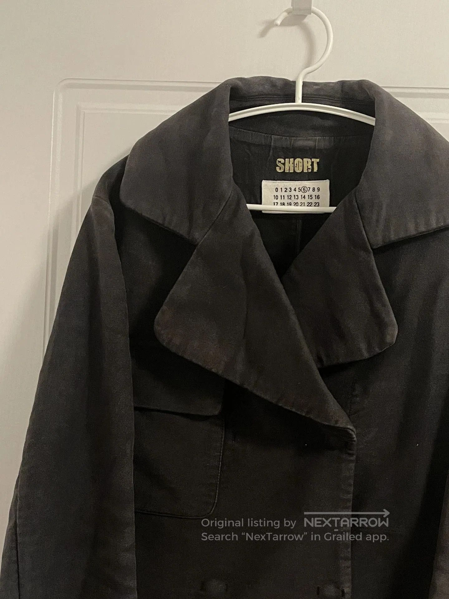 Maison Martin Margiela Navy Collar Jacket.