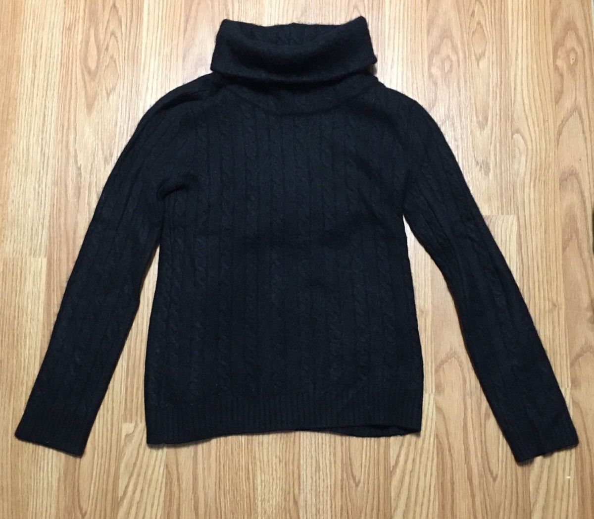 Lauren Ralph Lauren Cashmere Cable Knit Turtleneck Sweater