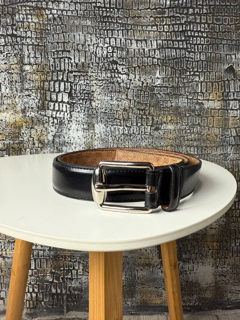 Gucci Leather Gucci monogram belt y2k oldmoney Size ONE SIZE - 21 Thumbnail