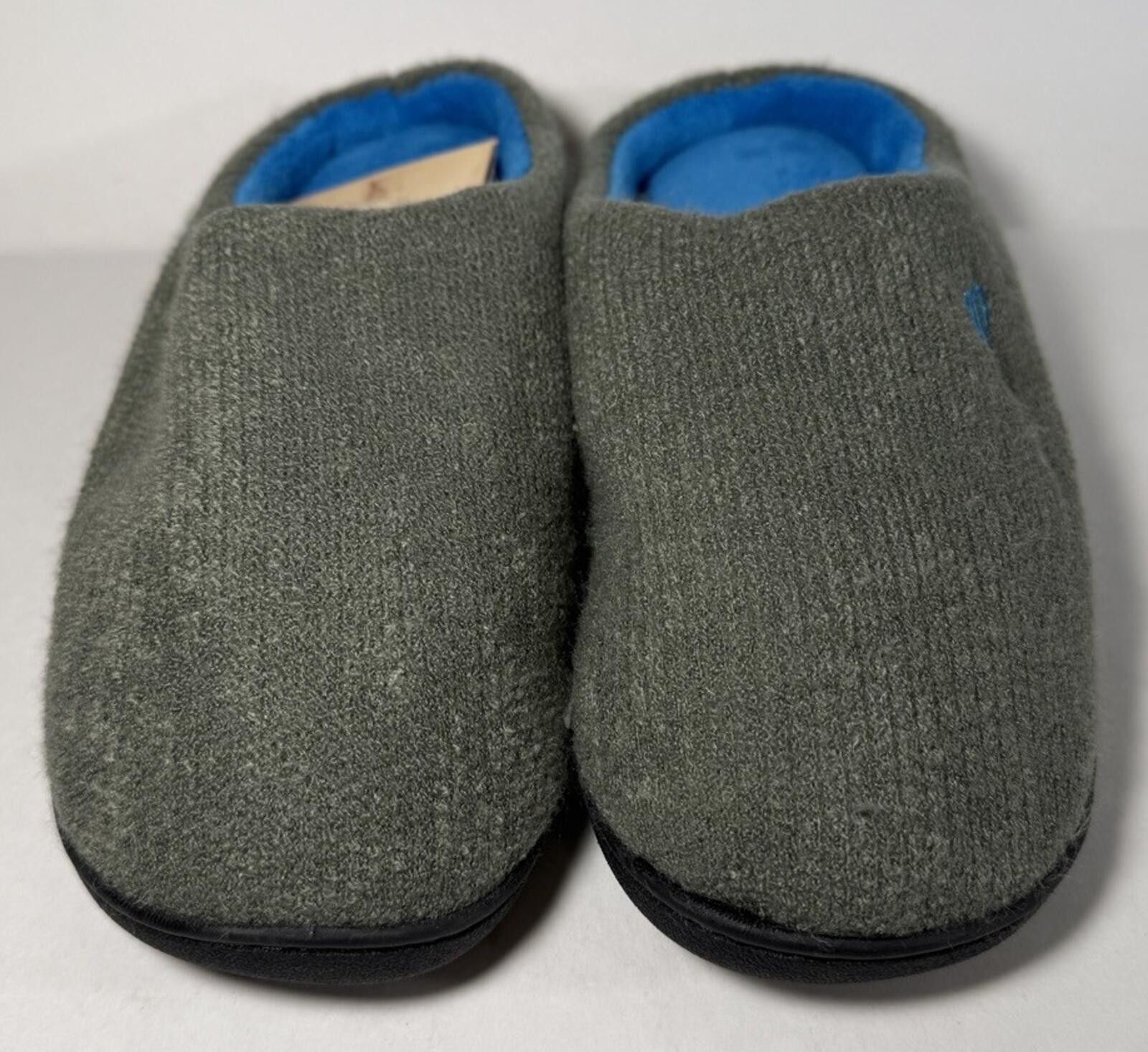 Other WISHCOTTON Memory Foam Slippers Rubber Outsole Blue/Gray Size US 7.5 / IT 37.5 - 2 Thumbnail