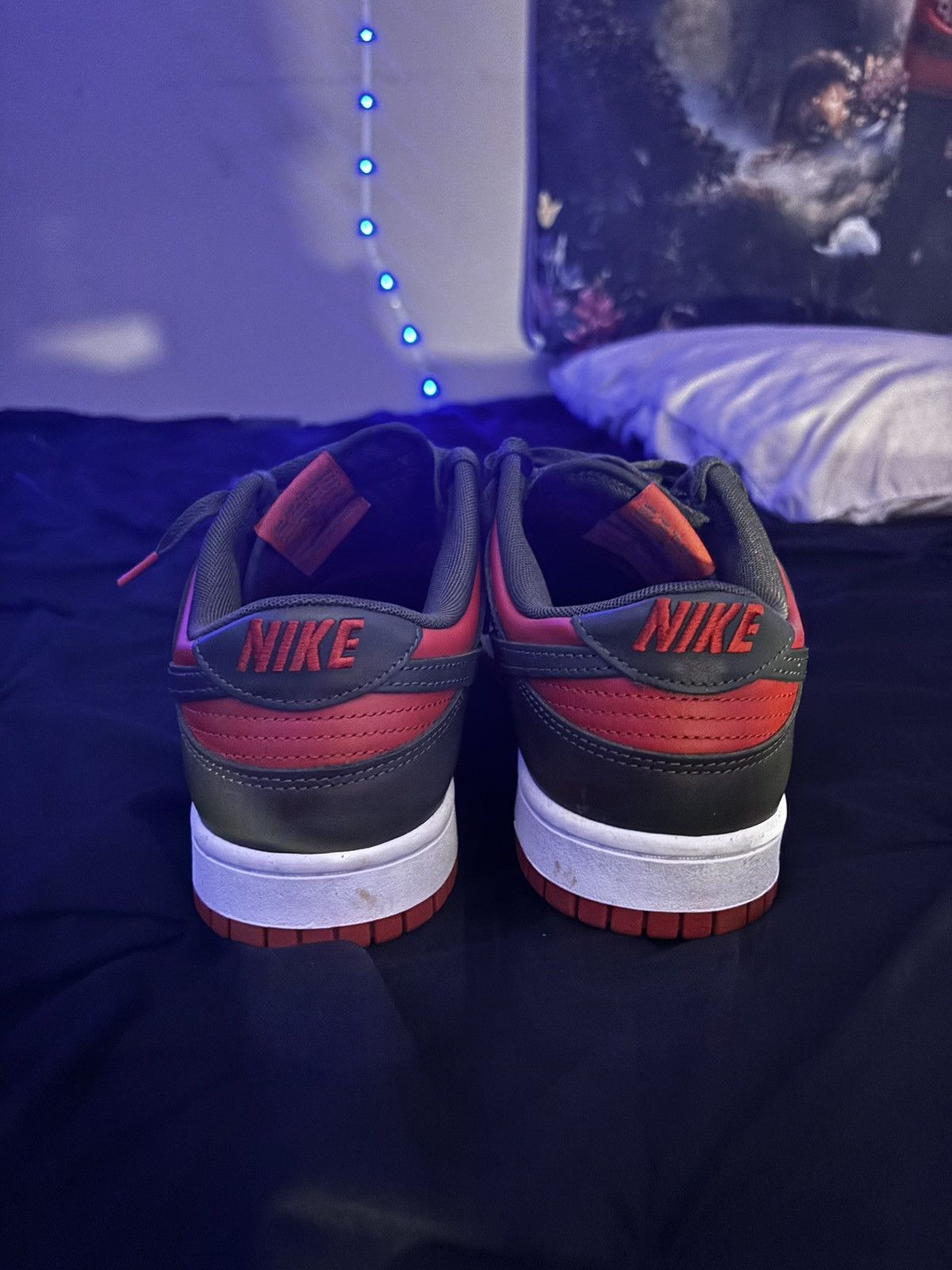 Jordan Brand Nike Dunk Low Mystic Red Cargo Khaki Size US 10.5 / EU 43-44 - 7 Thumbnail