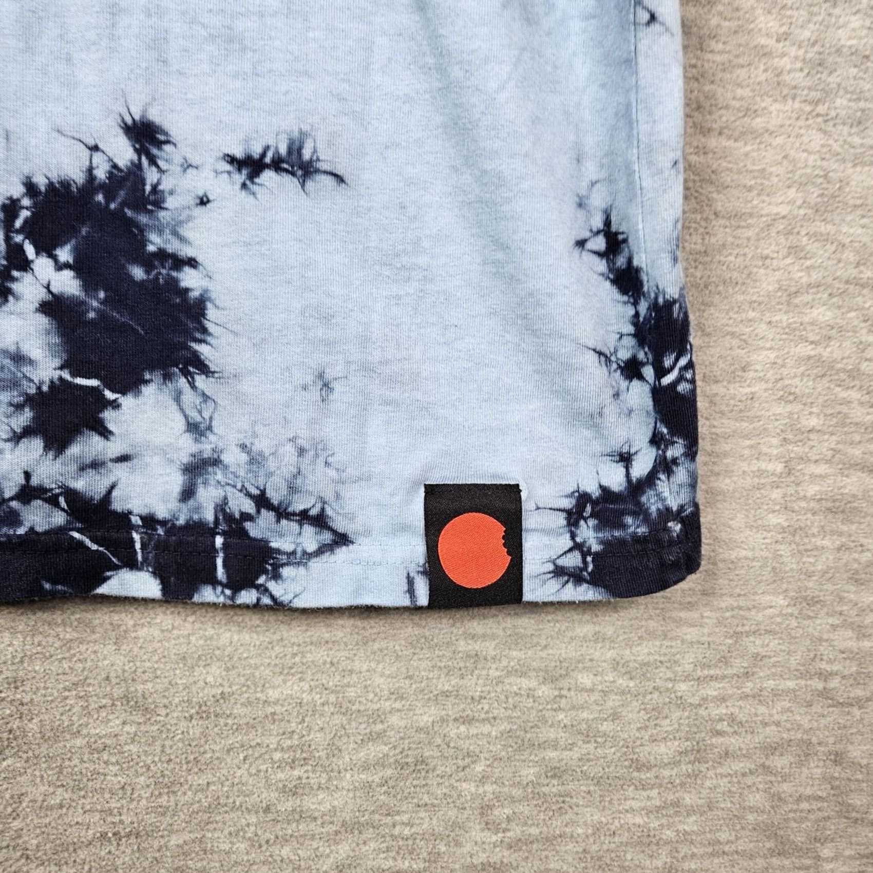 Vintage Cookies Blue Sky Tie Dye Navy Blue Short Sleeve Crew Neck Tee 3XL Men Regular Cotton T-Shirt New Size US 39 - 3 Thumbnail