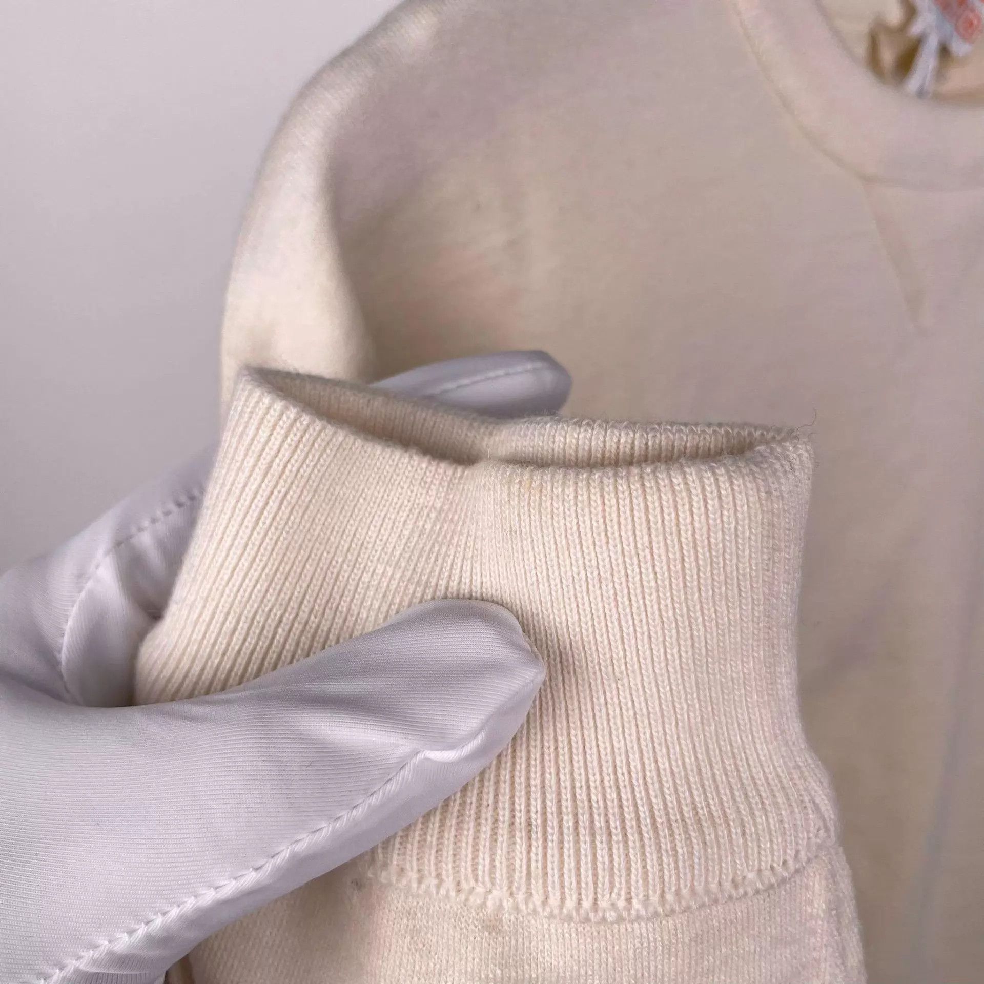 Loro Piana lp cashmere blend knit sweater XS white Size XS / US 0-2 / IT 36-38 - 6 Thumbnail