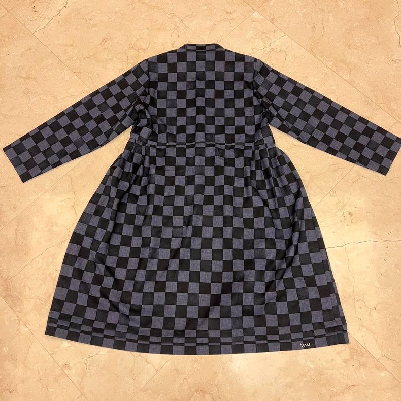 Visvim visvim size 2 19aw Jakob Checkers Dress 2505-Nextarrow Size M / US 6-8 / IT 42-44 - 5 Thumbnail