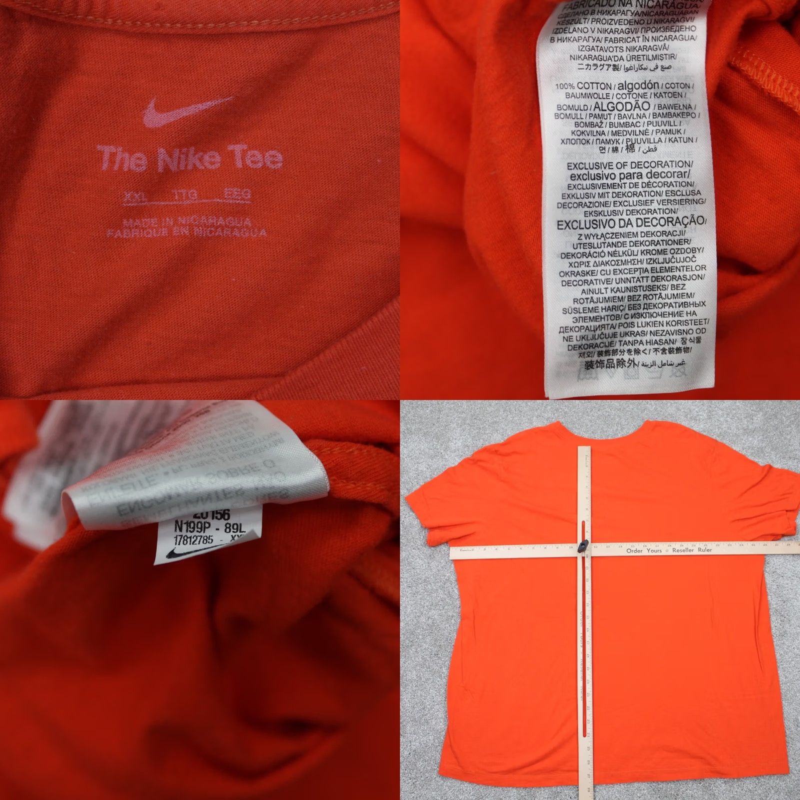 Nike Nike Houston Astros Shirt Mens 2XL XXL Orange 100% Cotton Short Sleeve Pullover Shirt Size US XXL / EU 58 / 5 - 8 Thumbnail