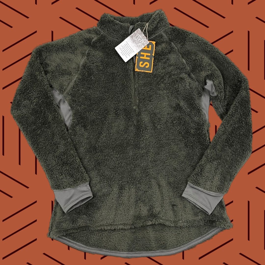 Layer 8 SHE Outdoor Sherpa Jacket Womens L Black Ink Gray Base Layer Hunting Outdoor NEW Jacket Size M / US 6-8 / IT 42-44 - 1 Thumbnail