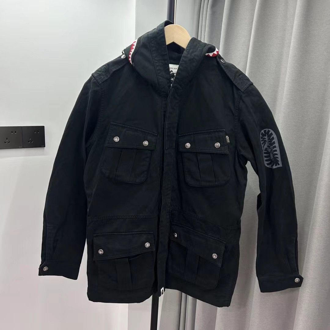 Bape SHARK HOODIE JACKET Size ONE SIZE - 1 Thumbnail