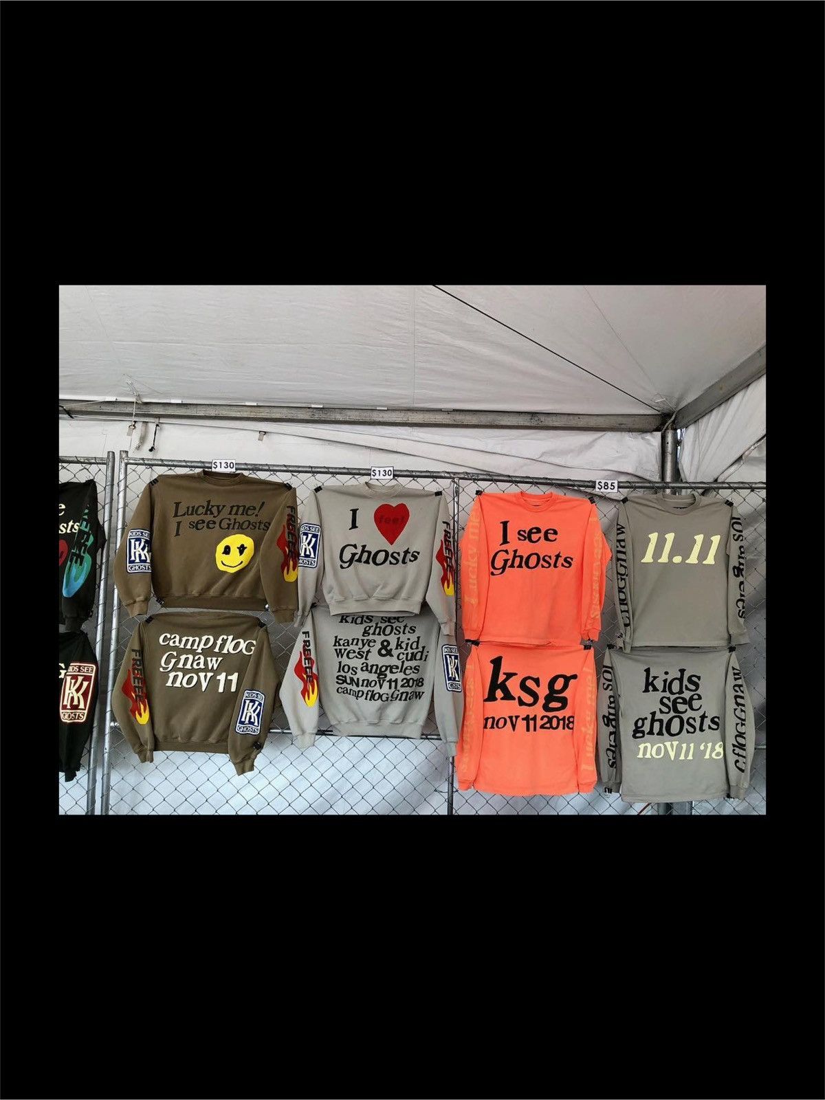 Cactus Plant Flea Market × Kanye West 2018 Kids See Ghosts “I See Ghosts” L/S by CPFM Size US S / EU 44-46 / 1 - 9 Thumbnail