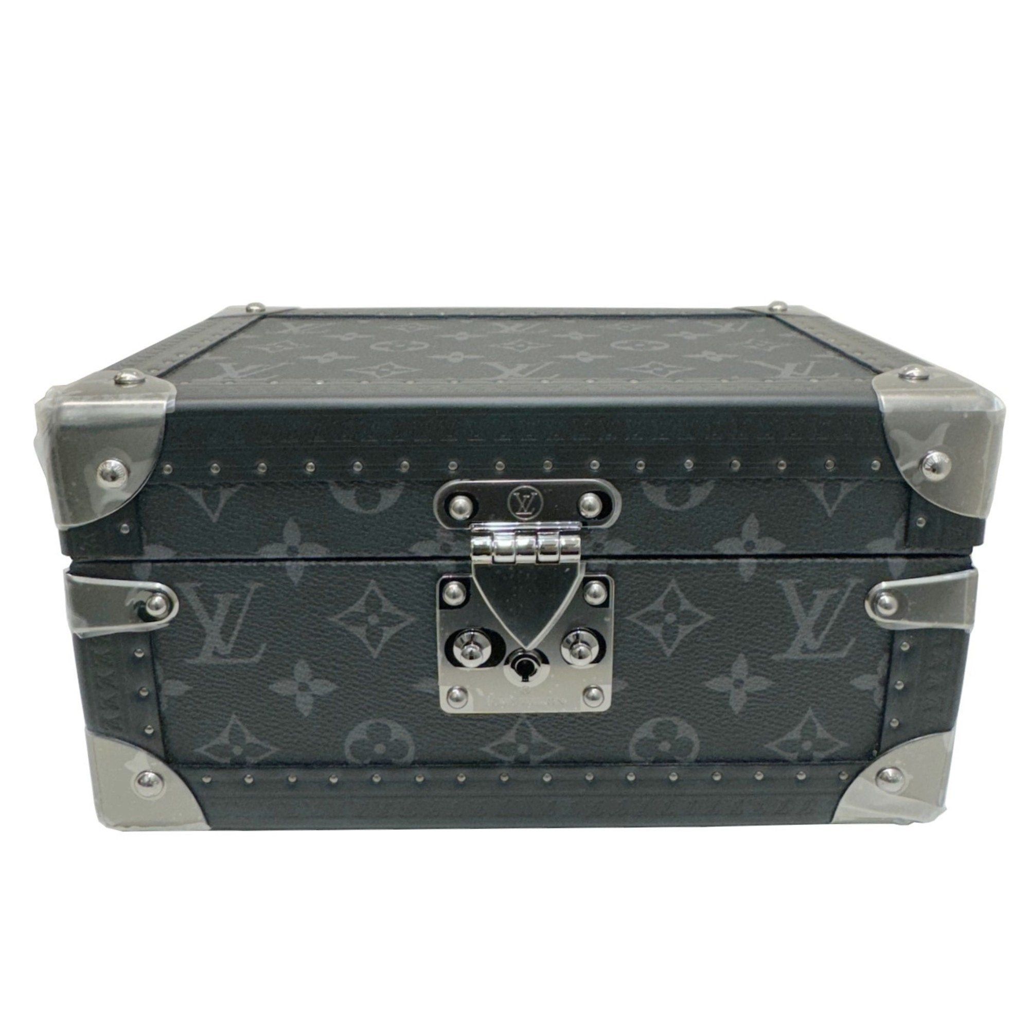 image of Louis Vuitton Coffret Tresor 24 Monogram Eclipse M11108 Rfid Trunk Case Special Order Men's Women's