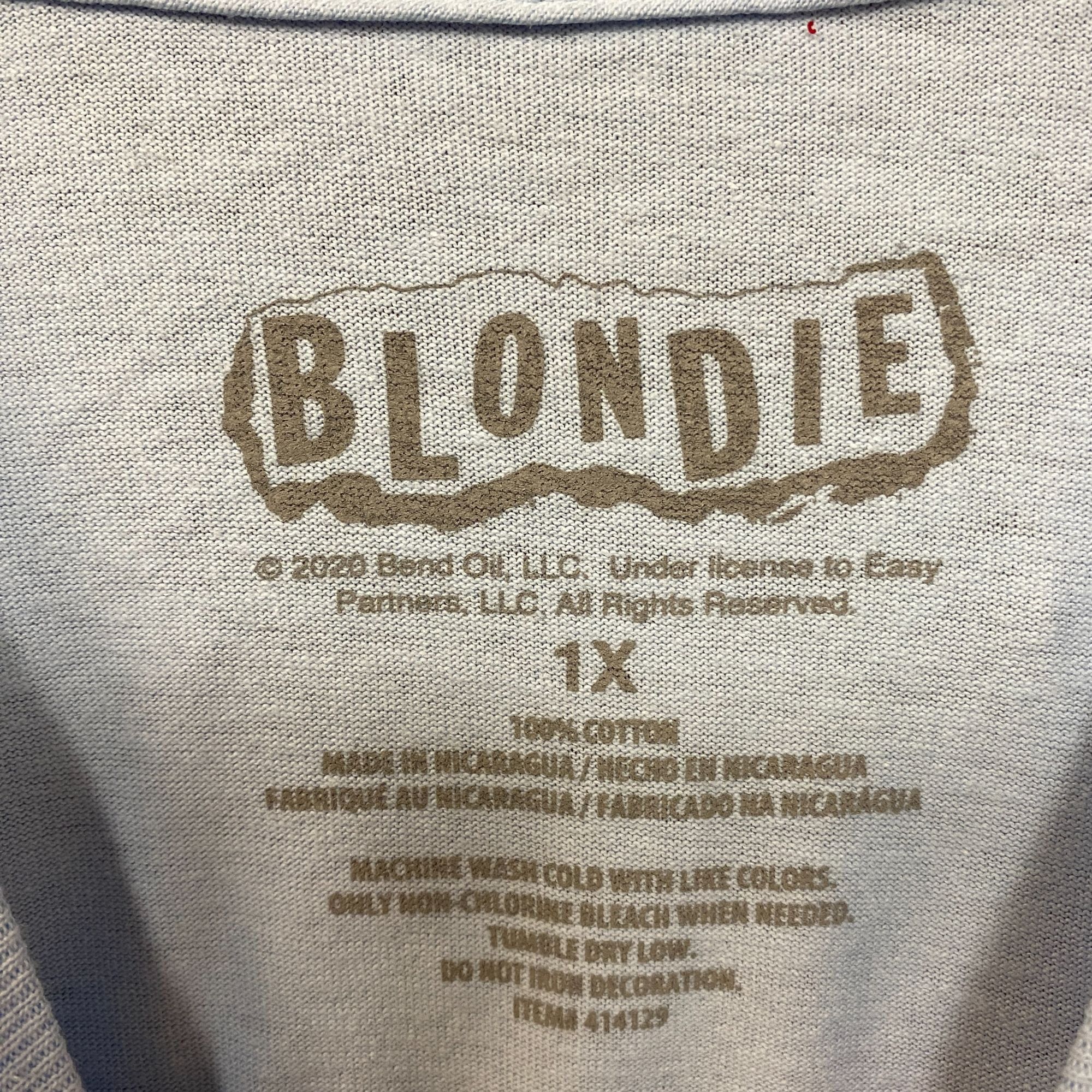 Other Blondie Parallel Lines Debbie Harry Face T-shirt Baby Blue 1 Size US XL / EU 56 / 4 - 4 Thumbnail