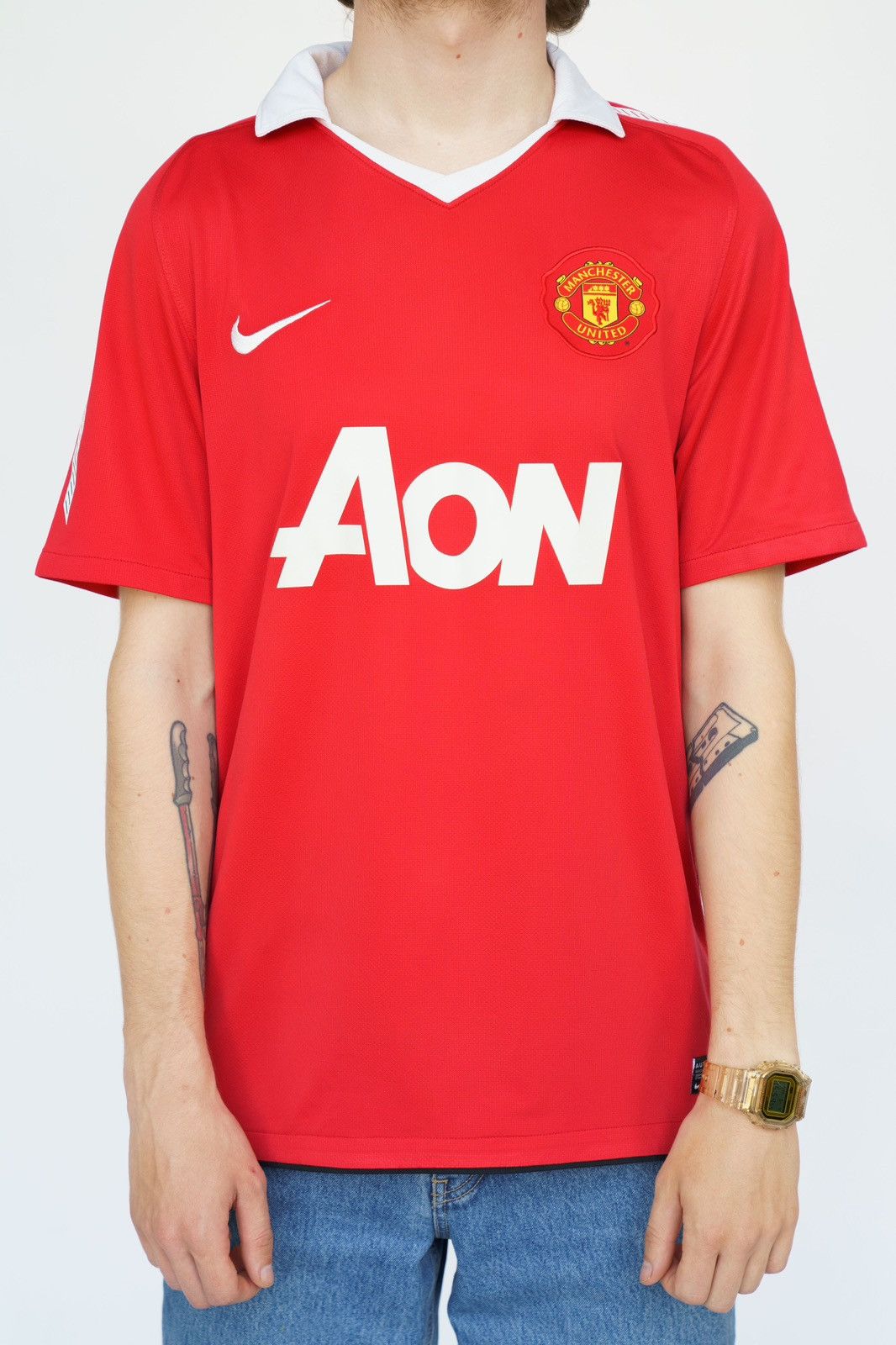 Nike Nike x Manchester United Jersey 2010 - 2011 Size US M / EU 48-50 / 2 - 1 Thumbnail