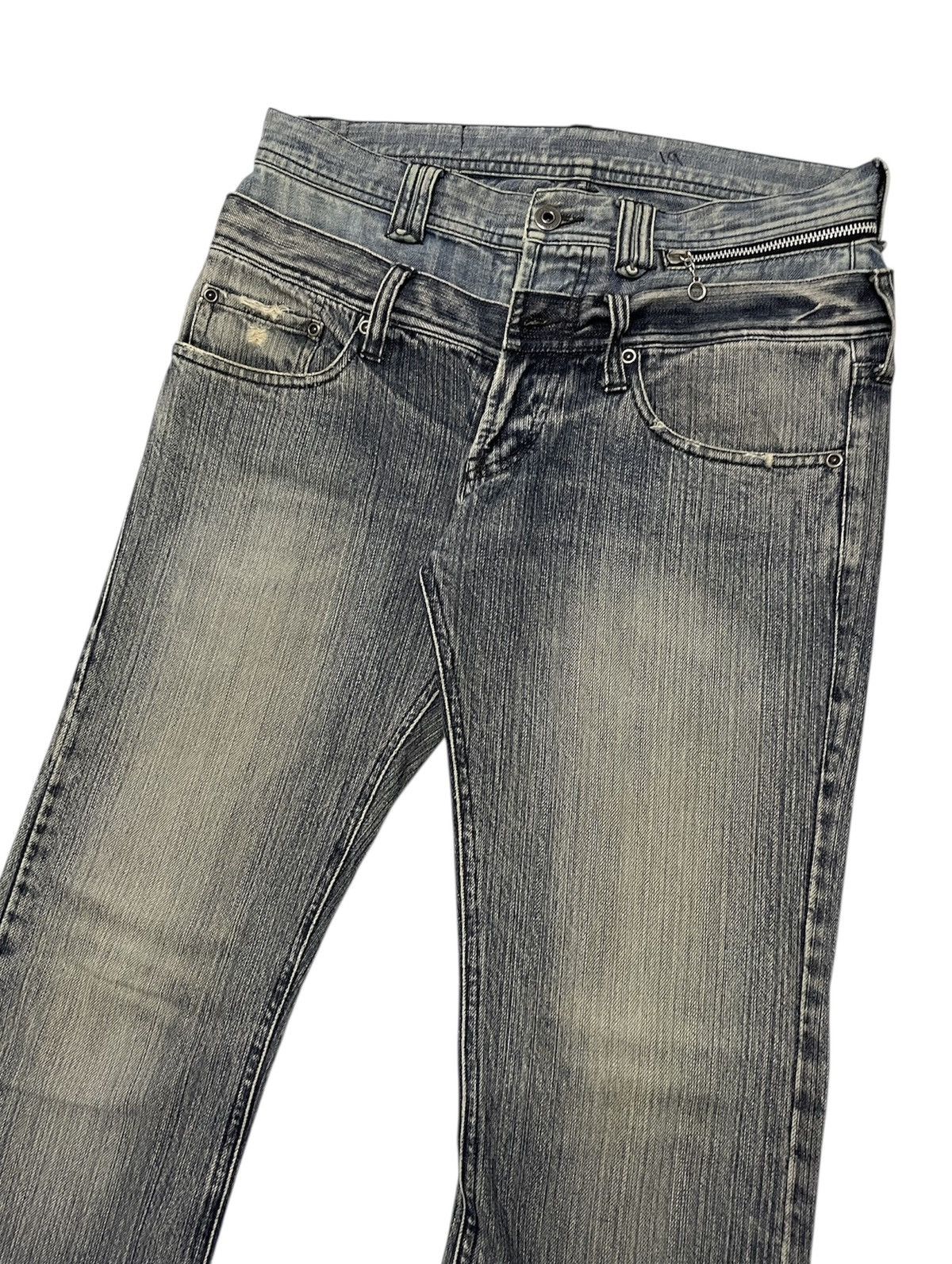 PPFM Difference Rupert Double Waist Flare Jeans Size US 30 / EU 46 - 3 Thumbnail