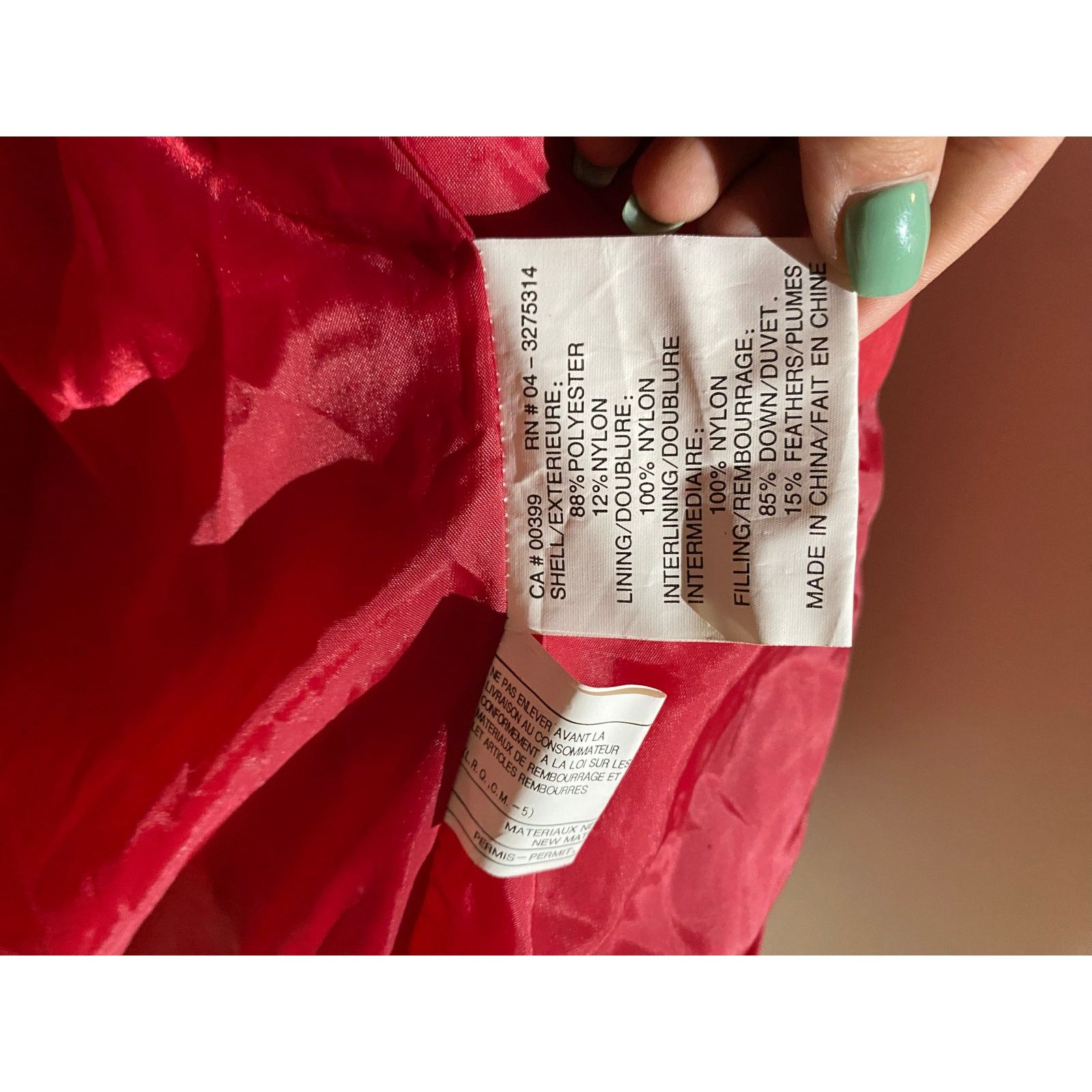 Other Nuage Duvet Down Puffer Coat Red Women’s L Size L / US 10 / IT 46 - 3 Thumbnail