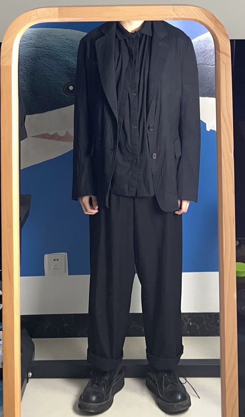 Yohji Yamamoto Yohji Yamamoto size 4 Three-dimensional pleated blazer 250 Size 36R - 8 Thumbnail