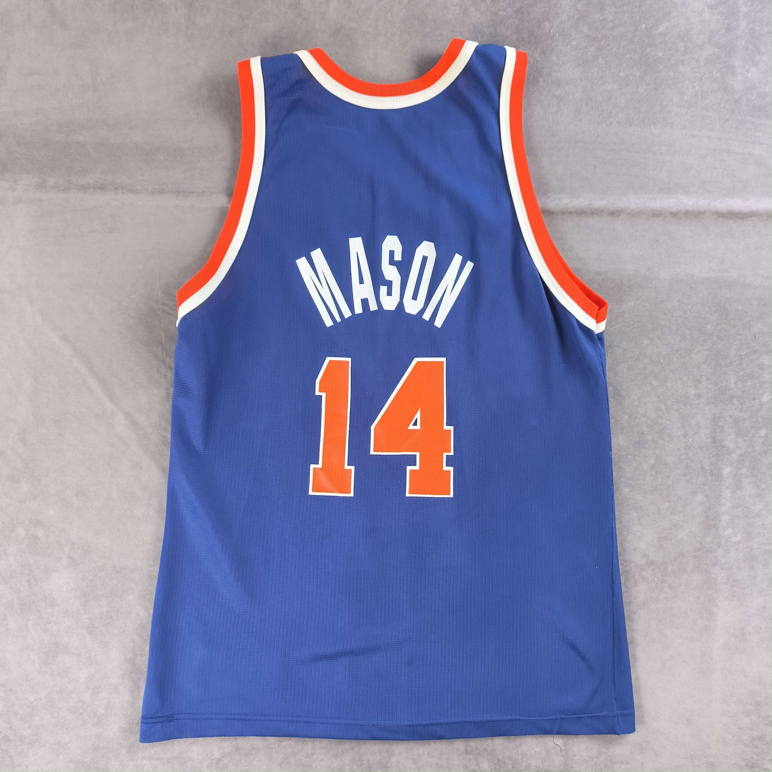 Champion New York Knicks Anthony Mason Champion NBA jersey size 40 Size US M / EU 48-50 / 2 - 2 Thumbnail