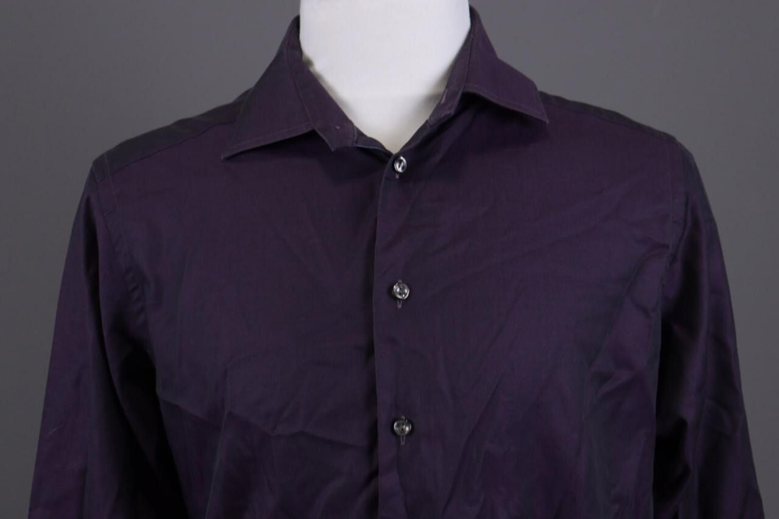 Eton Eton Contemporary Purple Signature Twill Shirt Size 42 / 16 Size US M / EU 48-50 / 2 - 2 Thumbnail
