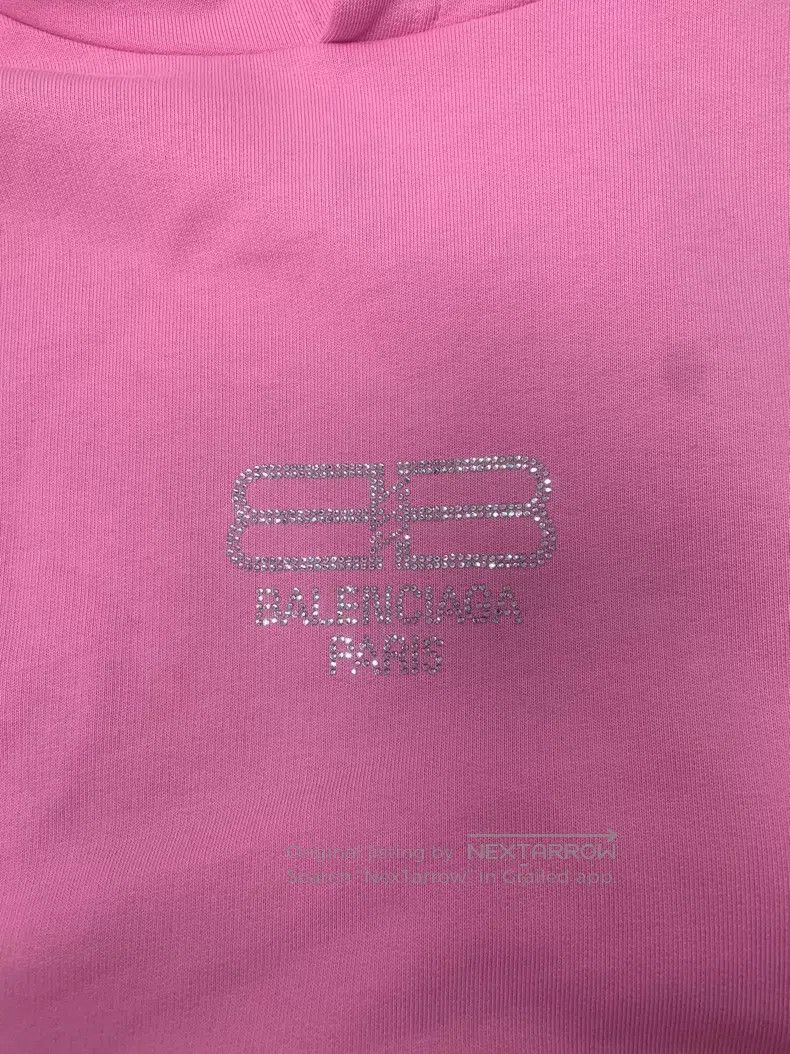 Balenciaga Balenciaga Logo Print Pullover Hooded Sweatshirt Size US M / EU 48-50 / 2 - 3 Thumbnail